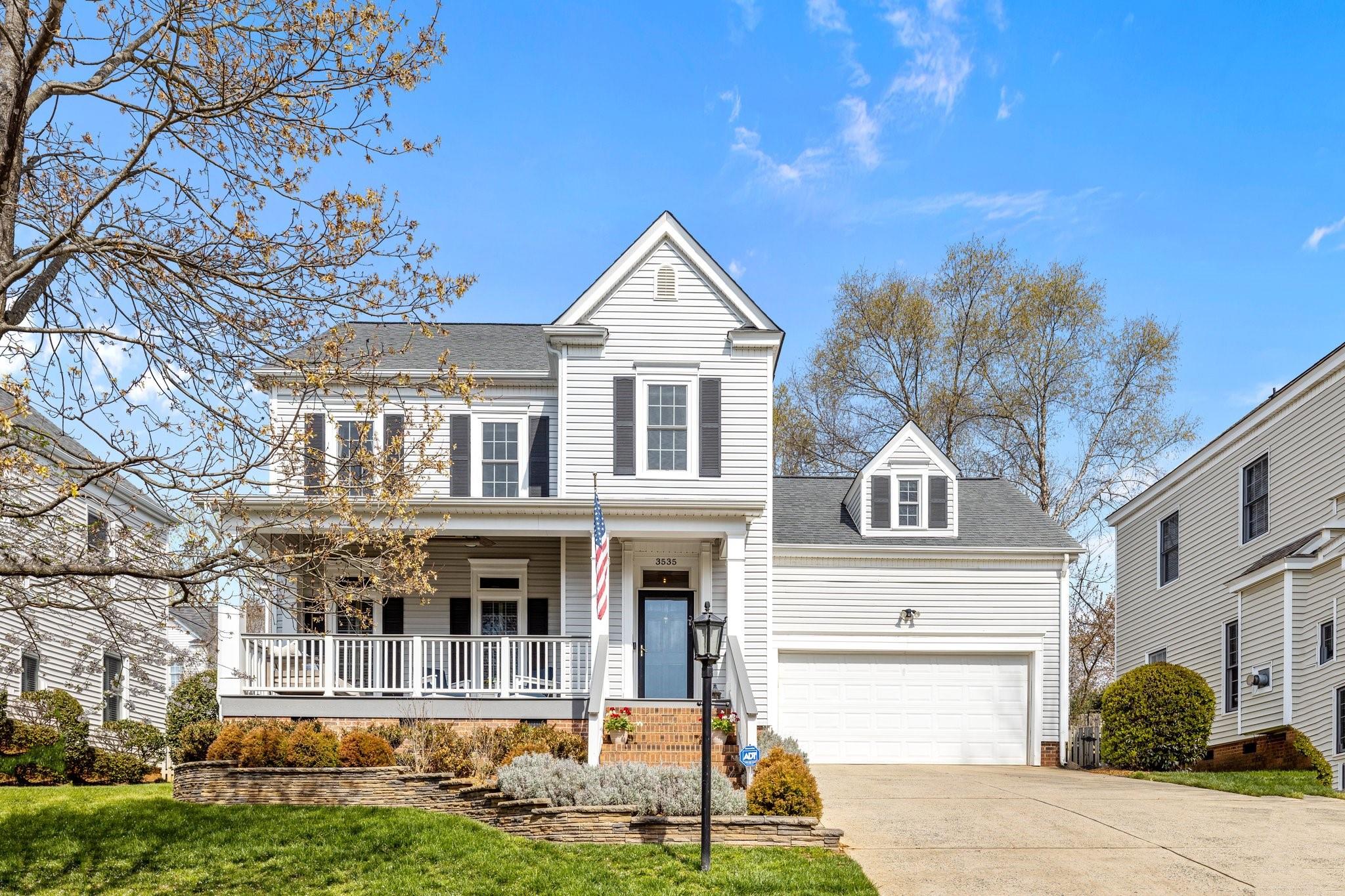 BEAUTIFUL MOVE-IN READY home in popular SELWYN FARMS with FRESH PAINT and NEW
CARPET! WELL-MAINTAINED 4 bed/ 2.5 bath home featuring an open floorplan with high ceilings and natural light. The kitchen is bright, with custom cabinetry nicely appointed with crown moulding, upgraded granite and butcher block countertops, tile backsplash, plenty of storage and complete appliance package! Added highlights for this one of a kind homes include a custom front porch with bed swing and built in ceiling heater for relaxation, crown moulding, custom window treatments, tankless water-heater, Nest thermostat, and whole-house air/heat purification system. The back yard with paver patio is perfect for entertaining and overlooks the fenced backyard! Neutral paint, hardwood floors, and tile and carpet, new door hardware and light fixtures make this house feel like HOME!  Conveniently located minutes to Uptown, South End, Dilworth, South Park and 77.