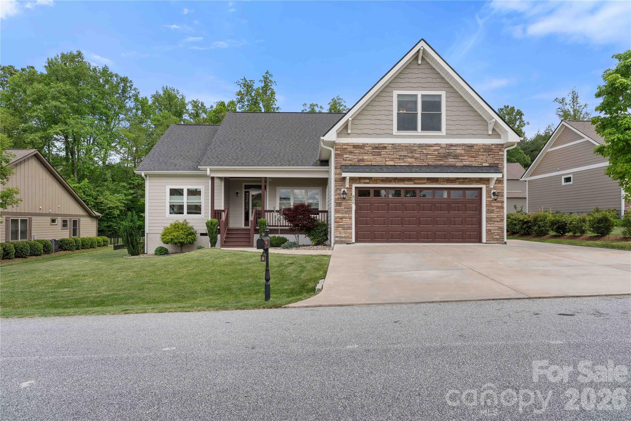 Experience the perfect blend of luxury and comfort in this meticulously maintained 4-bedroom, 3-bathroom home. Situated on a premier level lot in the sought-after Vista at Blacksmith Run community, this residence offers a sophisticated mountain lifestyle with modern amenities that truly set it apart. Step inside to find a spacious, light-filled layout designed for both easy daily living and elegant entertaining. The heart of the home features high-end finishes and thoughtful touches, most notably the luxurious heated bathroom floors in the primary bathroom and new luxury vinyl plank flooring throughout the main level. Car enthusiasts and hobbyists will fall in love with the fully heated and cooled garage. This pristine, climate-controlled space ensures your vehicles are protected and your projects can continue comfortably regardless of the season. Not to forget, enjoy the rare find of a perfectly level rear yard, already fully fenced for privacy and safety. The gated community features a clubhouse, outdoor pool, fitness area and lovely pond for your enjoyment. Come take a look at this beautiful home today!