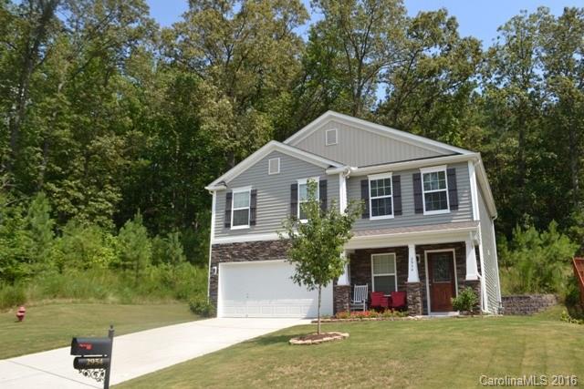 A great Indian Land, SC home! 10 minutes from Ballantyne. Private lot at the end of a quiet street. A split 3 bedroom plan on 2nd floor featuring a huge master suite with an amazing closet. 2.5 baths with garden tub/shower in master bath. Open living area with beautiful floors and kitchen. Stainless steel appliances. Yard backs up to woods. Covered front porch and patio in back. Neighborhood offers pool and landscaping of communal areas.