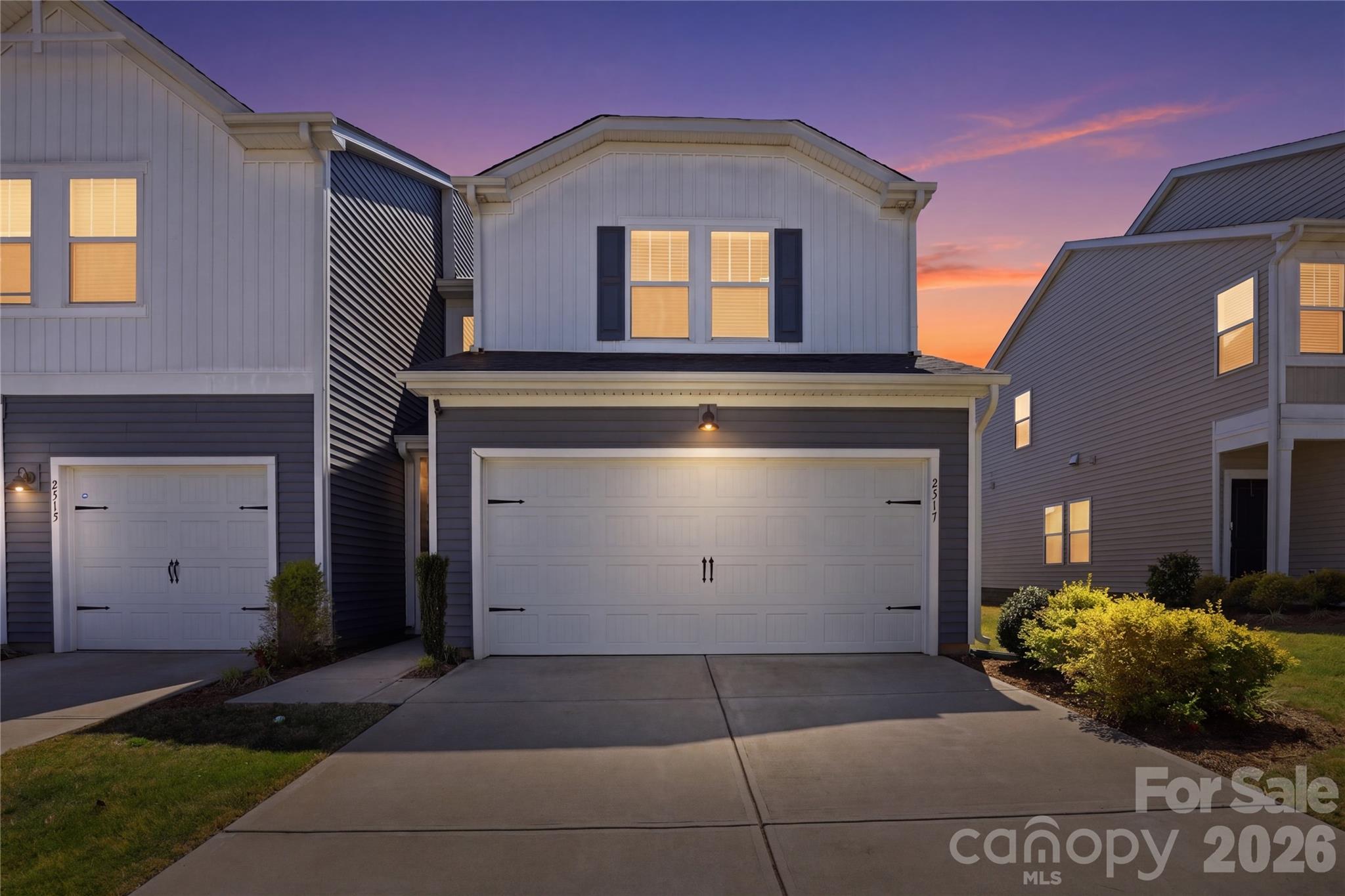 Move-in ready end-unit townhome with 2-car garage in a prime location.

Welcome to this beautifully maintained 3 bedroom, 2.5 bath end-unit townhome built in 2022 offering the perfect combination of space, natural light, and modern finishes. With a rare two-car garage and additional storage, this home stands out from the rest.

The open main level is designed for both everyday living and entertaining, featuring durable LVP flooring that flows throughout the living, dining, and kitchen areas. The kitchen is the centerpiece of the home, complete with a large center island, stainless steel appliances, modern gray cabinetry, a stylish backsplash, and a spacious pantry.

The bright and inviting living area offers plenty of room to relax and opens directly to the rear patio through sliding glass doors, creating an easy indoor-outdoor flow.

Upstairs, all three bedrooms are thoughtfully laid out, including a spacious primary suite with a dual vanity, walk-in shower, and an oversized walk-in closet. Two additional bedrooms share a full bath, and the upstairs laundry room adds everyday convenience.

Additional features include a rear storage closet and a highly desirable end-unit location that provides extra privacy and natural light.

Located just minutes from shopping, dining, and major interstates, this home offers both comfort and convenience in one of the area’s most accessible locations.

Schedule your showing today and see why this one stands out.