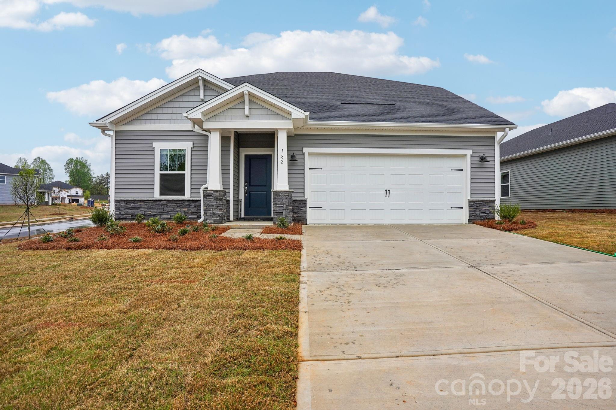 Energy-efficient home available June 2026! Entertain with ease in the Gibson's bright, open-concept living space. A secondary bath with dual sinks serves both secondary bedrooms, while the private primary suite boasts a walk-in shower and impressive closet. Available in Salisbury, our ranch and two-story homes feature energy-efficient designs and open-concept floorplans for every lifestyle. Not far from Kannapolis and Concord, you'll find an abundance of options for dining, retail and entertainment. Take a trip to Salisbury today to learn how you can call Oxford Station home.  Each of our homes is built with innovative, energy-efficient features designed to help you enjoy more savings, better health, real comfort and peace of mind.