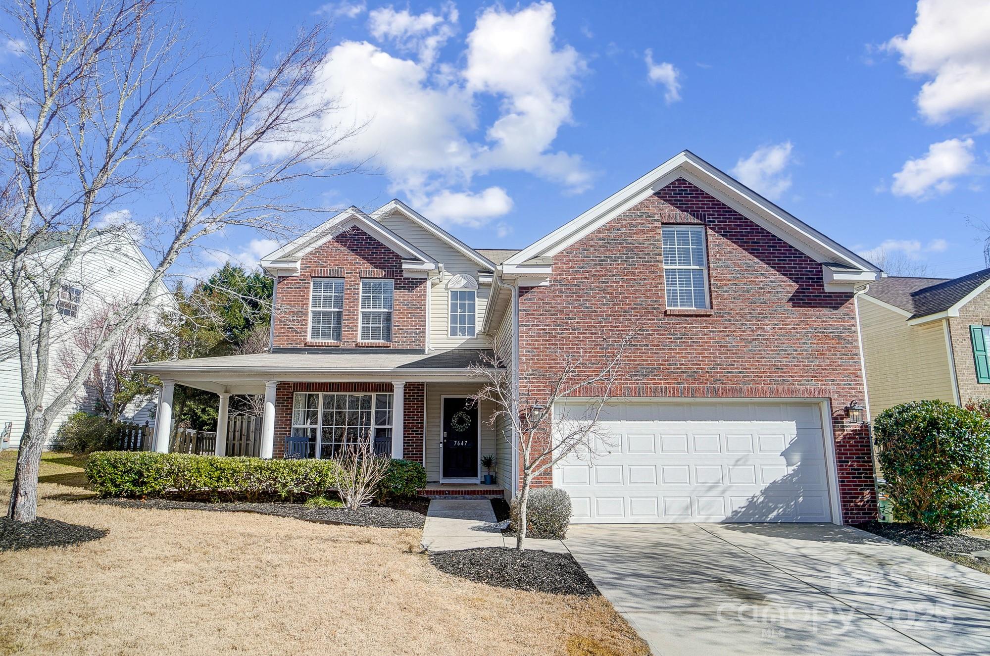 Welcome to your private retreat, blending modern comfort seamlessly with outdoor living! This 4-bed, 2.5-bath home warmly invites you in with an open layout & thoughtfully designed spaces. The main level features luxury vinyl flooring & beautiful kitchen, complete w/ upgraded quartz countertops & gracious island. The primary suite boasts a walk-in closet, while the bonus/4th bedroom & additional guest rooms offer ample storage for all. The real star of the show is the backyard oasis. A shimmering gunite pool w/ a pebble tec finish, sun shelf, & tranquil waterfall takes center stage. The extended patio, shaded by a custom pergola, & fully fenced yard create the perfect space for entertaining & unwinding. This home isn’t just about what’s inside—it’s also about lifestyle. Tega Cay is a vibrant lakeside city offering golf, tennis, pickleball, a marina & private Beach Club & Pool. Convenience, recreation, & community—it’s all here! You're invited to see for yourself, schedule a tour today!