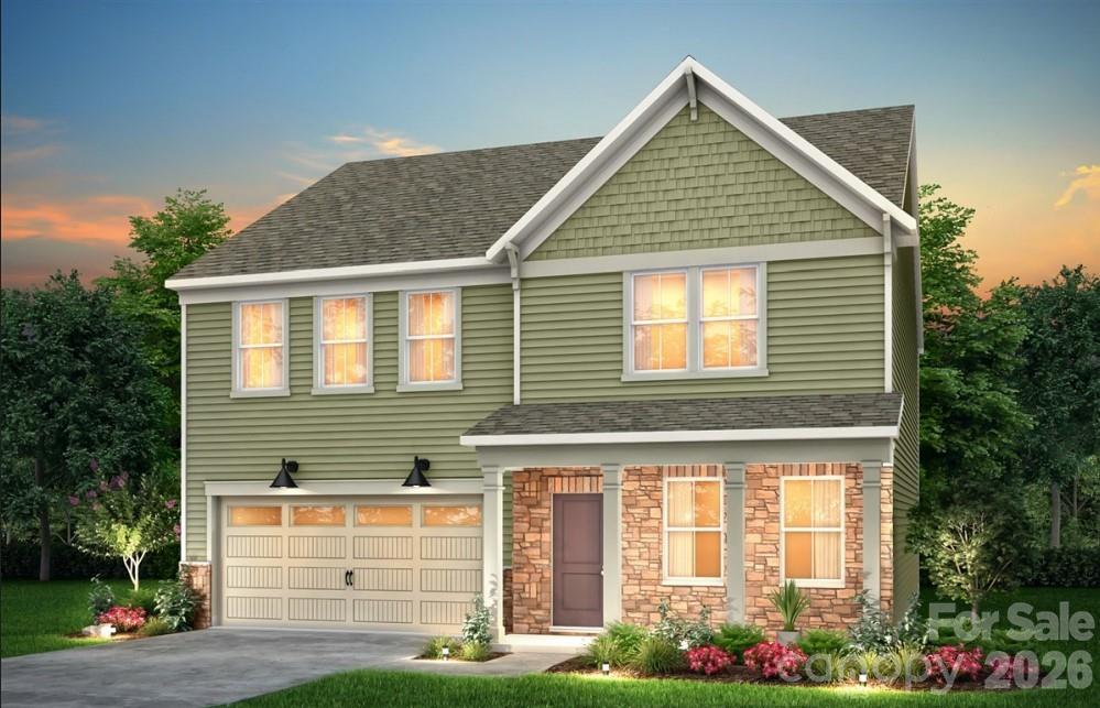 Master-planned neighborhood conveniently located minutes away from the Rivergate Shopping Center, Carolina Premium Outlets, McDowell Nature Preserve, and Lake Wylie, and in close proximity to the Charlotte Douglas International Airport and Uptown Charlotte.  This Hampton is a 5-bed, 3-bath two-story home featuring a first-floor home office, guest bedroom, and full bathroom; open floor plan; beautiful kitchen with extensive cabinetry, a huge island, and gas stainless steel appliances; and an upstairs game room + 4 more bedrooms with large closets.  We are offering a financing incentive with use of our preferred lender, for a limited time.  HOA fees includes High-Speed Internet and TV service, with an amenity center now open.
