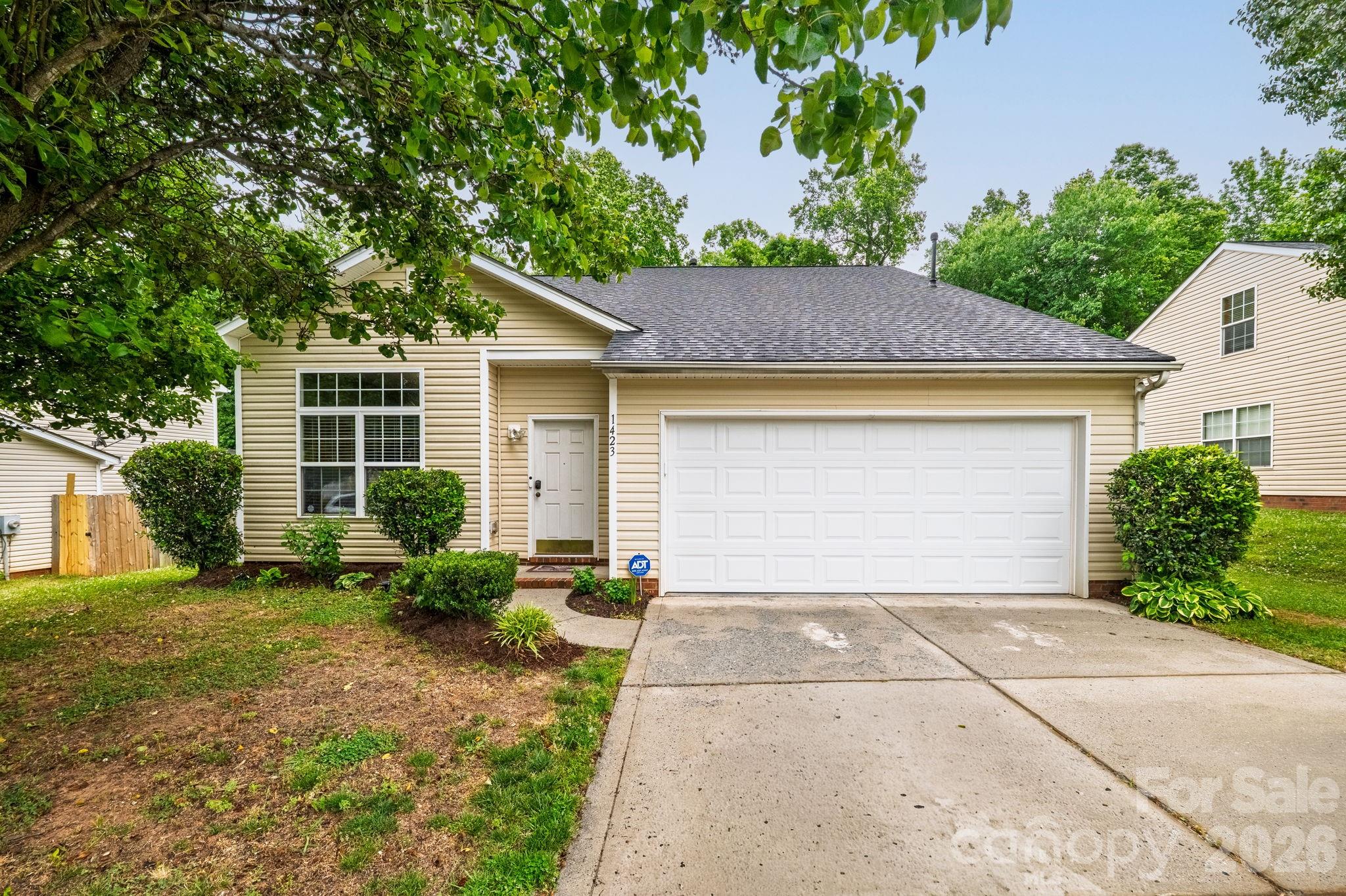 Welcome to 1423 Quail St in Moores Chapel! Don’t let the front view fool you — this charming 1.5-story home with 1,749 square feet lives much larger than it appears. Featuring 3 bedrooms, 2.5 bathrooms, and a loft, this home offers a spacious layout with soaring cathedral ceilings, a cozy fireplace, and the primary bedroom and laundry room conveniently located on the main floor. Upstairs offers two additional bedrooms plus a loft overlooking the great room.

Several major improvements have already been completed for peace of mind, including a newer roof (2019), HVAC & furnace replacement (2023), hot water heater (2025), updated primary shower, replaced deck, and added rear gutters.

Relax outdoors on the deck or patio and enjoy a location that keeps you close to I-485, Charlotte Douglas Airport, and the U.S. National Whitewater Center. This home offers the perfect combination of space, major updates, and convenience, with room to add your own personal touch. Book your showing today!