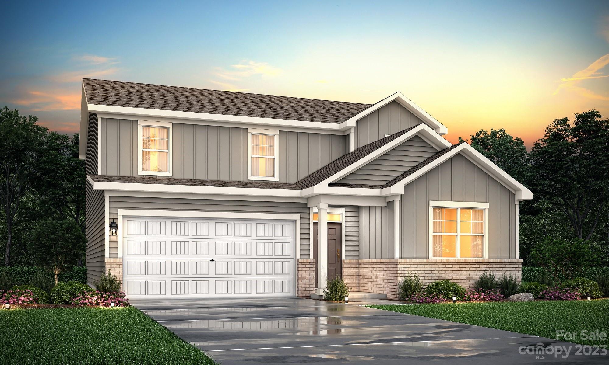 Come see why everybody is talking about living in York, SC.  This beautiful community has wooded lots winding roads, walking trails, sidewalks and playground to enjoy with your friends and family. This popular floorplan has open kitchen, dining and great room in the rear of the home overlooking backyard and patio.  Ivory kitchen cabinets and walk in pantry. Beautiful kitchen overlooks the great room where you can enjoy a quiet and cozy night sitting near the beautiful fireplace.  Ample storage under stairway and 3 additional closets.  Loft area can be office or additional TV area.   2nd bedroom also has walk in closet. Durable LVP flooring in kitchen and great room.
Home is connected to a google hub.
Easy access to Hwy 5 and 49 make your commutes very direct.  Situated near local shopping, dining, and parks.