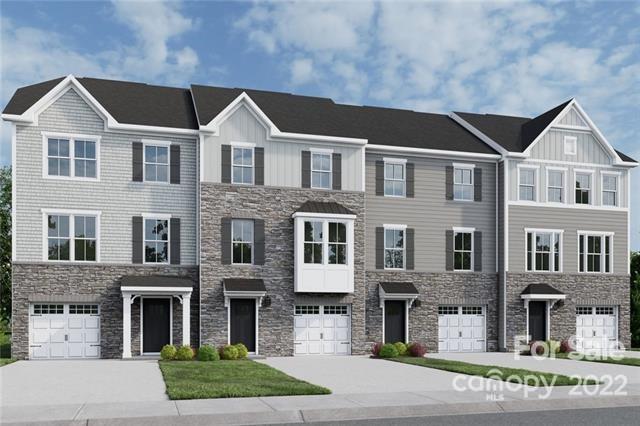 New Construction Townhomes in Fort Mill, Minutes from I-77! The Brahms is our newest Townhome in Grantham Place and sells out quickly.  It is 1815 sqft, with a large Rec Room/Bonus Room, one car garage with a 4 car parking driveway, 3 Bedrooms and 2 baths, Open floorplan with an extended island in the kitchen, sliding glass doors off the kitchen to bring in more light, spacious living room with 1/2 bath. The Deluxe Owners Suite includes an oversized walk-in closet.  Double sinks, upgraded walk-in shower, and linen closet at the Owner's bath.  Great Location: Fort Mill schools and Fort Mill taxes.