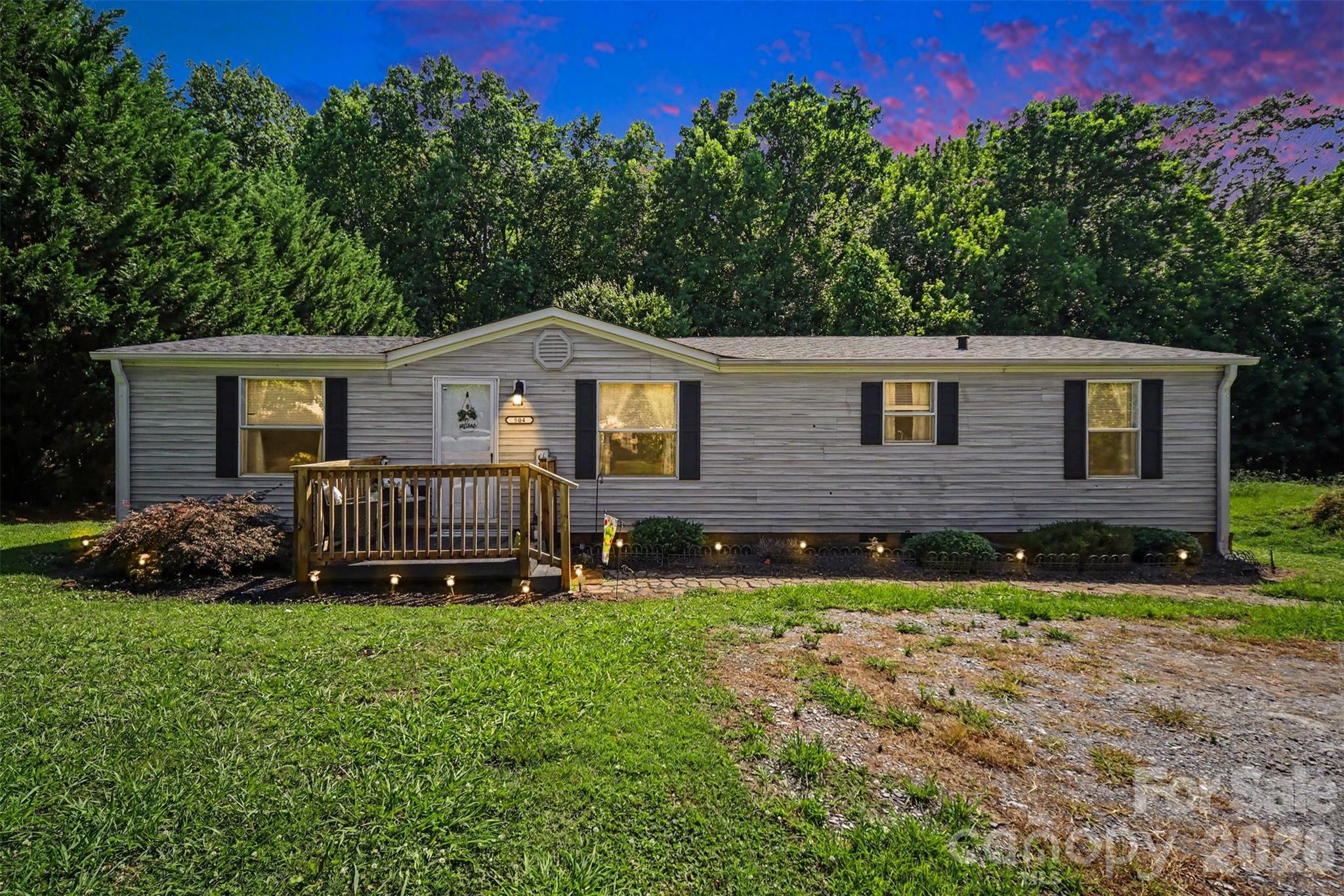 Well maintained 3 bedroom, 2 bath on .79 acres.  Large backyard with endless possibilities.  Interior features open kitchen/living area and split bedroom plan.  Water heater is approximately 2 months old and roof approximately 6 yeas old.  Nice quiet neighborhood, with very little traffic and no city taxes.  Must see this one!