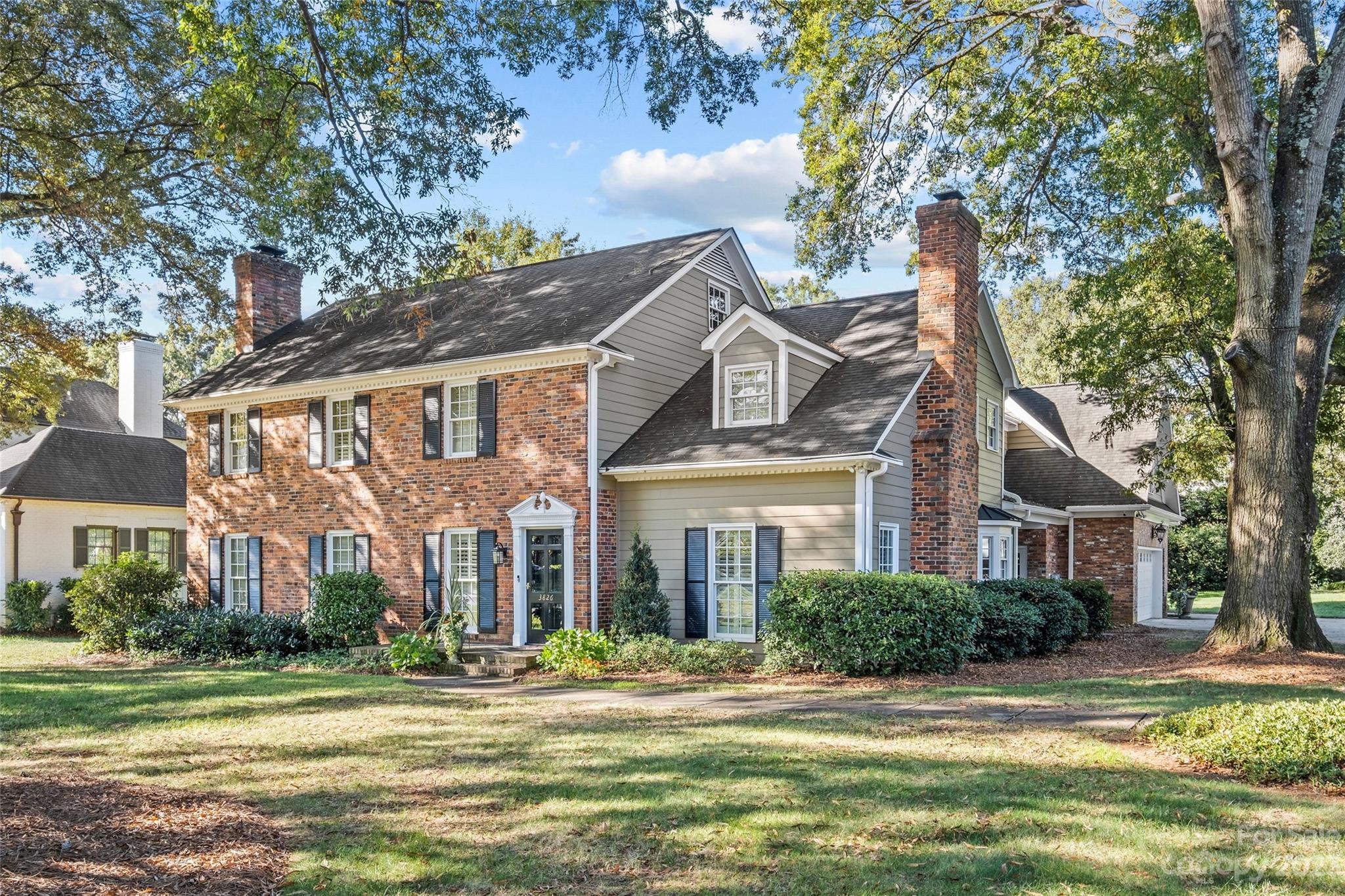 Welcome home to 3826 Beresford!  What an amazing lot, situated on one of the most desirable streets in the Foxcroft neighborhood, right in the heart of Southpark!  This open-concept, spacious home was expanded in 2011 and offers excellent flow.  You'll love the abundant natural light, dual staircases, generous sized rooms, multiple flex spaces, plentiful storage and the oversized 3-car garage.  Plantation shutters are installed throughout. This family home also boasts a private patio and dreamy back yard (with room for a pool.)  Easy walk to private Foxcroft Hills Swim & Racquet Club at the end of the street as well as to the neighborhood walking trails and some nearby shopping/dining. Also easy access to  Uptown Charlotte, airport & public/private schools.