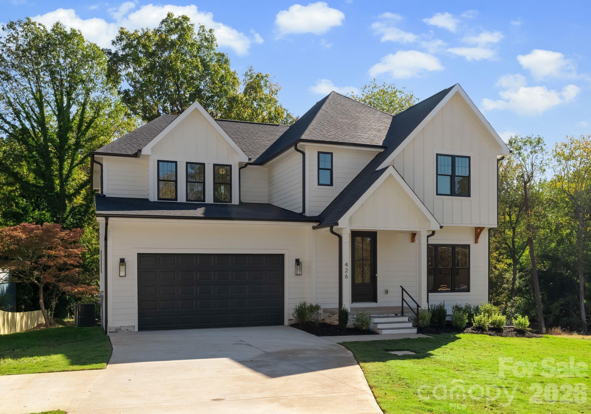 STUNNING NEW CONSTRUCTION MINUTES FROM DOWNTOWN MOORESVILLE! NO HOA! This beautiful home has 3 bedrooms, 2.5 bathrooms WITH a large bonus room upstairs and a office/flex room on the main. The main floor boasts a large open floor plan that seamlessly blends high end design and functionality. The chef's kitchen includes a high end range, custom hood, stainless steel appliances, large kitchen island and designer fixtures and flows effortlessly into the spacious living and breakfast area, creating a warm, inviting atmosphere. Luxury archways highlighting a formal dining room, as well as, versatile office/flex space. Upstairs, the luxurious primary suite is a true retreat, featuring elegant tray ceilings and a spa-like ensuite bath. Relax in the beautiful freestanding tub, enjoy the custom double vanity, and indulge in the oversized shower with floor-to-ceiling tile. The impressive walk-in closets are a showstopper, with direct access to the laundry room. You'll also find two additional bedrooms and a bonus room upstairs. Finally, entertaining is a breeze with your oversized back deck and large backyard! With its ideal location, thoughtful design, modern finishes, and spacious layout, this home truly has it all! Don’t miss your chance to make this incredible new build yours!