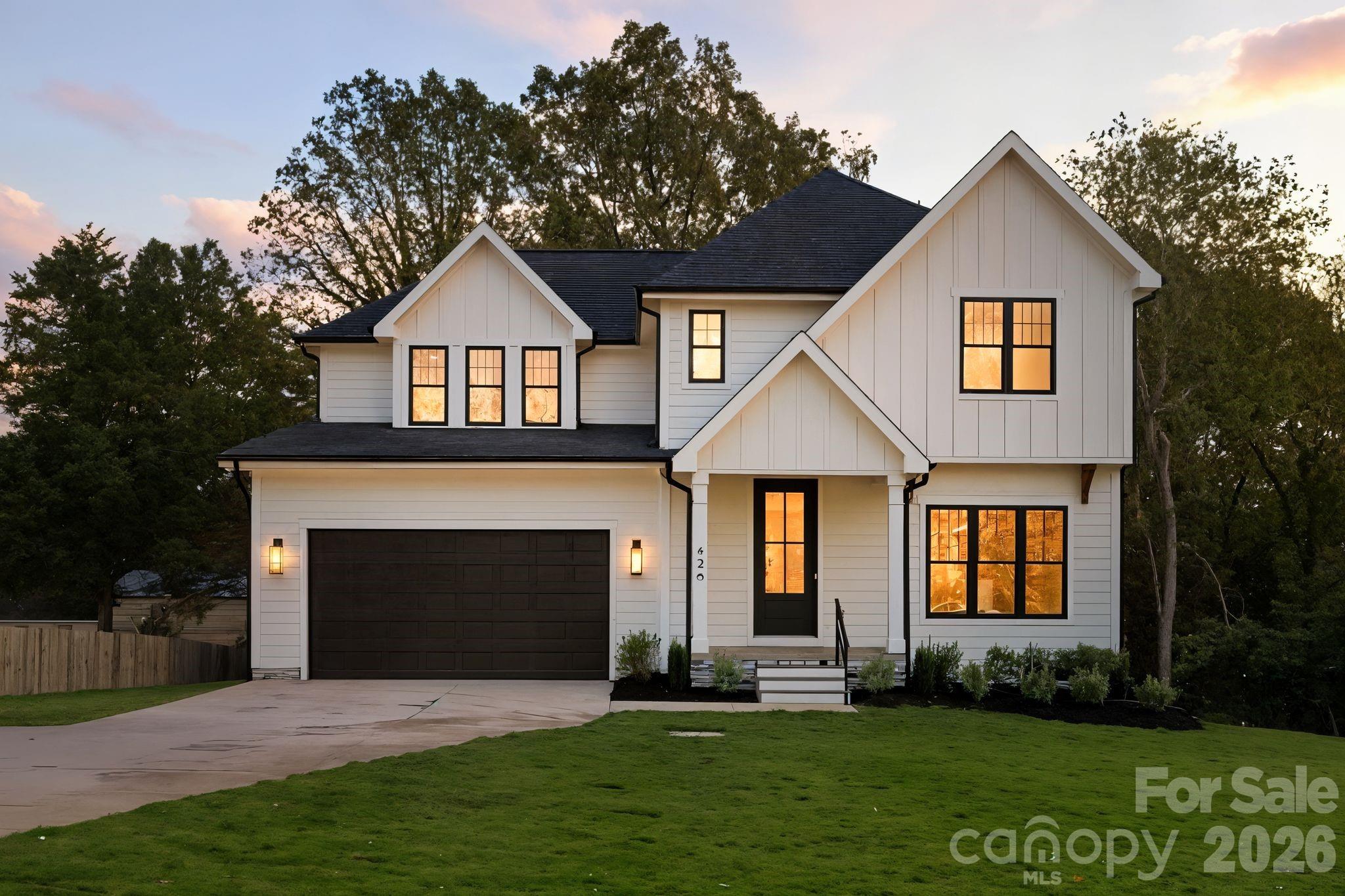 STUNNING NEW CONSTRUCTION MINUTES FROM DOWNTOWN MOORESVILLE! NO HOA! This beautiful home has 3 bedrooms, 2.5 bathrooms WITH a large bonus room upstairs and a office/flex room on the main. The main floor boasts a large open floor plan that seamlessly blends high end design and functionality. The chef's kitchen includes a high end range, custom hood, stainless steel appliances, large kitchen island and designer fixtures and flows effortlessly into the spacious living and breakfast area, creating a warm, inviting atmosphere. Luxury archways highlighting a formal dining room, as well as, versatile office/flex space. Upstairs, the luxurious primary suite is a true retreat, featuring elegant tray ceilings and a spa-like ensuite bath. Relax in the beautiful freestanding tub, enjoy the custom double vanity, and indulge in the oversized shower with floor-to-ceiling tile. The impressive walk-in closets are a showstopper, with direct access to the laundry room. You'll also find two additional bedrooms and a bonus room upstairs. Finally, entertaining is a breeze with your oversized back deck and large backyard! With its ideal location, thoughtful design, modern finishes, and spacious layout, this home truly has it all! Don’t miss your chance to make this incredible new build yours!