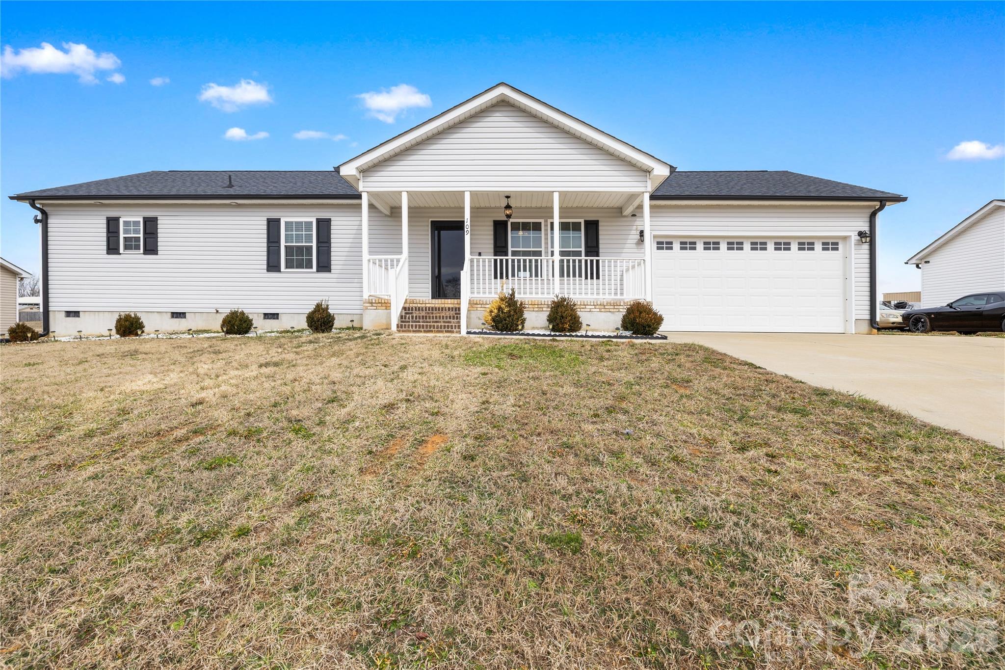 Affordable 3 Bedroom, 2 Bath home located in Shelby, NC! HVAC, Roof, and Water Heater are all 2021. This home features a large living room space that leads into the kitchen making this home perfect for entertaining guests. There is an island that you can use as a bar area or dining area. There is plenty of cabinet space for all your kitchen storage needs. All bedrooms are of ample size and the primary bedroom has a walk-in closet as well as a primary bathroom. The second bathroom is perfect for a guest bathroom. Leading outside you will find a large back deck that is perfect for the Summer coming up. You will be able to host BBQs and Get Togethers with ease. The large rocking chair front porch is perfect for your morning coffee taking in the quietness of the country. The two car garage has enough space for two vehicles and storage. Refrigerator, Washer, and Dryer are conveying with the home. Shelby is less than a 15 minute drive away and Kings Mountain is 20 minutes. This home is move in ready so check it out!!
