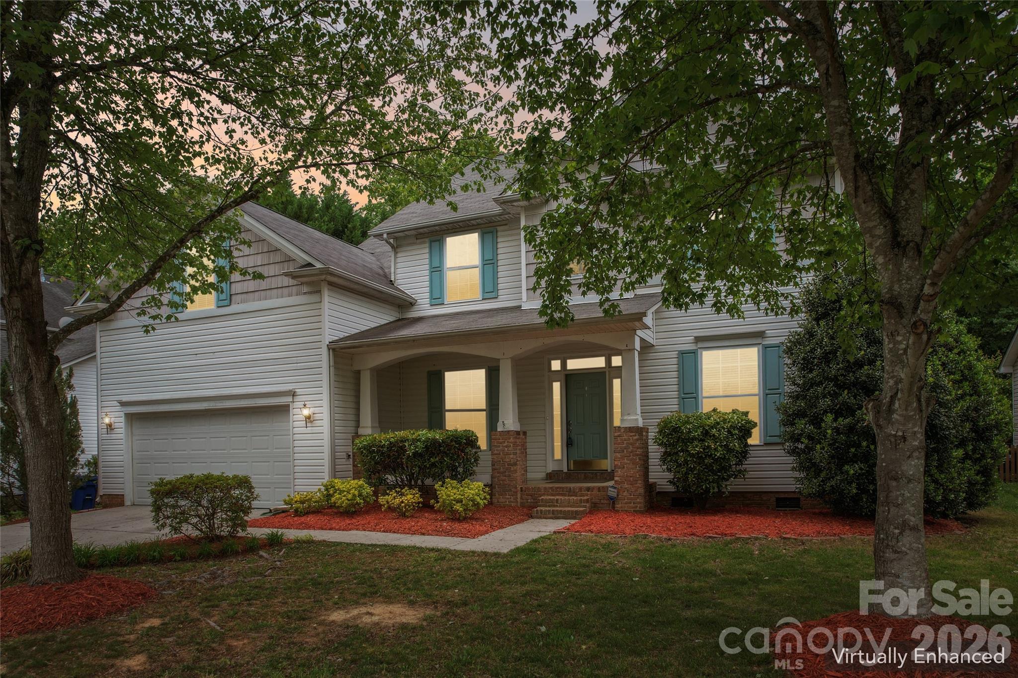 Welcome HOME-slice! This tree-mendous 5-bedroom, 3 full bathroom beauty is proof that you really can have your cake and heat it too! Nestled on a quiet cul-de-sac in one of Pineville's most desirable locations, this nearly 3,100 square foot home delivers the perfect blend of space, comfort, flexibility, and “holy sheetrock… this is NICE” energy. Step inside and prepare to FALL in love faster than interest rates can change. The open-concept layout makes it easy to stay connected whether you're whipping up dinner in the spacious kitchen, cozying up beside the gas fireplace, or trying to convince yourself that buying “just one more throw pillow” is a necessity. The kitchen and breakfast nook flow seamlessly into the great room, creating the ideal setup for entertaining guests, hosting holidays, or pretending you’re on your own HGTV show. Need flexibility? This home says “no prob-llama.” The main-level bedroom is perfect for guests, multi-generational living, or avoiding stairs after leg day. The versatile flex space can become your formal dining room, home office, homeschool headquarters, workout room, hobby cave, or the place where unopened Amazon boxes go to retire peacefully. Upstairs, the oversized bonus room above the garage gives you even MORE room to spread out—whether you need an additional bedroom, media room, game room, teen hangout, or your very own “dad joke studio.” With five bedrooms total, there’s plenty of room for everyone to have their own space… or at least their own corner to hide snacks. Out back, the private tree-lined yard and spacious deck are ready for cookouts, cornhole championships, morning coffee, or simply soaking in the peaceful surroundings. It’s basically your own backyard oasis—with less resort fees and more squirrels. Location? You’re absolutely “claws” to everything Charlotte has to offer—shopping, dining, parks, schools, entertainment, and major commuter routes are all just minutes away. Convenience and privacy? Now that’s what we call a win-win-dow. If you’ve been searching for a move-in ready Pineville home with room to grow, flexible living space, cul-de-sac privacy, and enough charm to make your Realtor say “OH for sale yeah,” then congratulations… you’ve just found your match.