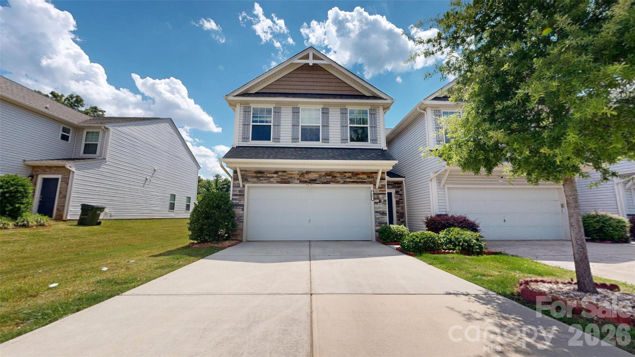 Welcome to 447 Tayberry Lane, a beautifully maintained 3-bedroom, 2.5-bath home located in the desirable Pikeview Place community of Fort Mill. Offering 2,306 square feet of thoughtfully designed living space, this home combines comfort, functionality, and convenience in one exceptional package.
The open-concept main level features spacious living and dining areas filled with natural light, creating an inviting atmosphere for both everyday living and entertaining. The well-appointed kitchen offers ample cabinet and counter space, seamlessly connecting to the main living areas for easy interaction with family and guests.
Upstairs, the generous primary suite provides a private retreat with an en-suite bath and walk-in closet. Two additional bedrooms and a versatile loft area offer plenty of space for family, guests, a home office, or a playroom.
Step outside to enjoy the fully fenced backyard, perfect for pets, outdoor gatherings, gardening, or simply relaxing in your own private outdoor space. Situated on a low-maintenance 0.07-acre lot, this home allows you to enjoy homeownership without the burden of extensive yard upkeep.
Conveniently located near shopping, dining, parks, and major commuter routes, and served by the highly regarded Fort Mill School District, Pikeview Place offers a wonderful blend of community charm and accessibility. Don't miss this opportunity to make this move-in-ready home your own.