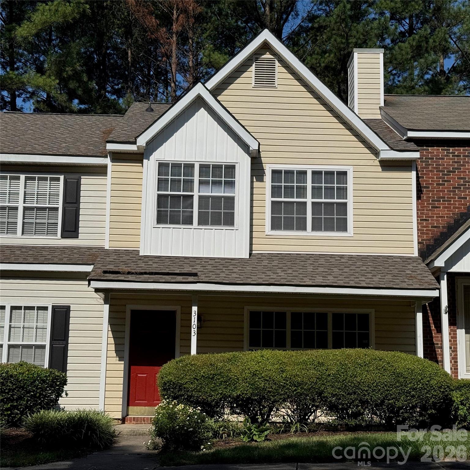 Welcome to 3103 Summer Croft Lane, Charlotte, NC! Move-in ready and nestled in the highly coveted University area, this beautifully updated 3-bedroom, 2.5-bath home features a luxurious primary suite with vaulted ceilings and a large walk-in closet. Brand-new flooring flows throughout, and every window frames tranquil views of mature trees. Step out the back sliding glass door and enjoy your morning coffee on the patio, or sit outside the front door on your patio, enjoying the trees. The open layout includes a stylish kitchen with granite countertops, and the home offers a bright, inviting atmosphere with a tree-lined backyard and a small storage room. The HOA takes care of water, trash, and landscaping, and you can enjoy the community pool on those long, hot summer days. Conveniently located near parks, top schools, and shopping, you’re also just minutes from I-485 and I-85, making commuting a breeze. Don’t miss out—schedule your tour today!