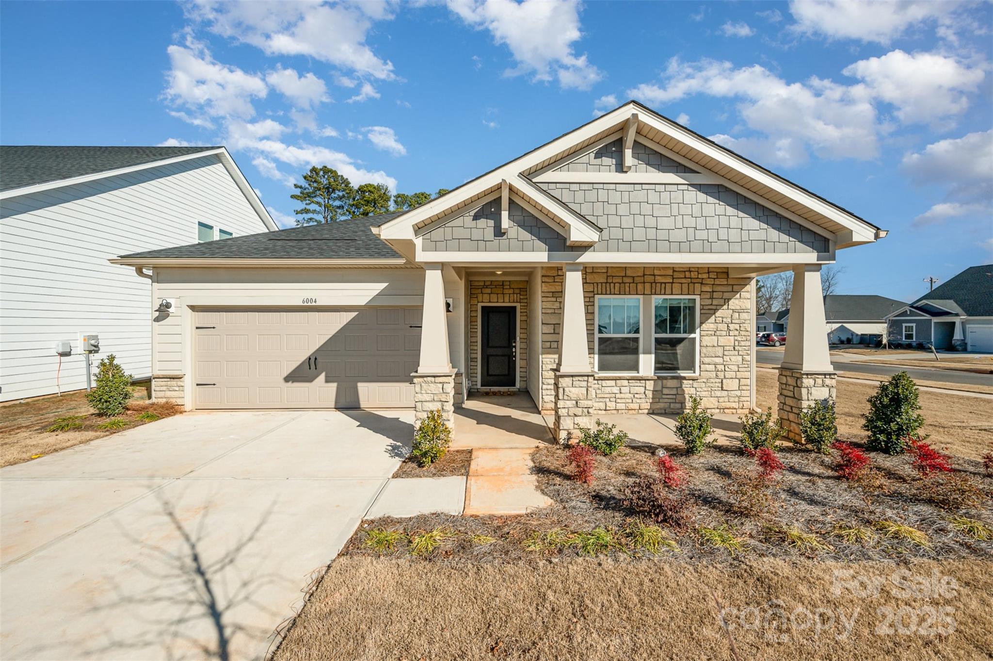 Discover modern living in this 2024 energy-efficient ranch on a corner cul-de-sac lot in the Vineyards at Lake Wylie! Featuring fiber cement siding, a split-bedroom floor plan, and a spacious primary suite, this home is designed for comfort and privacy. The kitchen boasts a large island and walk-in pantry and stainless steel appliances. Enjoy the outdoors year-round from the screened-in porch overlooking the fenced backyard. This home comes fully equipped with all appliances, including a washer and dryer, and boasts energy-efficient features for cost savings, better health and true comfort. Residents enjoy resort-style amenities like pools, tennis and bocce courts, and over 10 miles of scenic trails along Lake Wylie. Conveniently located near Charlotte Douglas Airport and downtown Belmont's restaurants and shops, this home combines convenience, charm, and energy-efficient features for savings and comfort. Schedule a showing today!