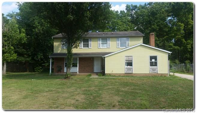Charming two story home!! Spacious den with cozy fireplace. Large kitchen with lots of cabinet space! Bonus room on the first floor. Master suite and three bedrooms on the second floor. Largest lot on the block! Perfect opportunity to add your personal touch. Downstairs bathrooms are missing sinks/fixtures/tub.