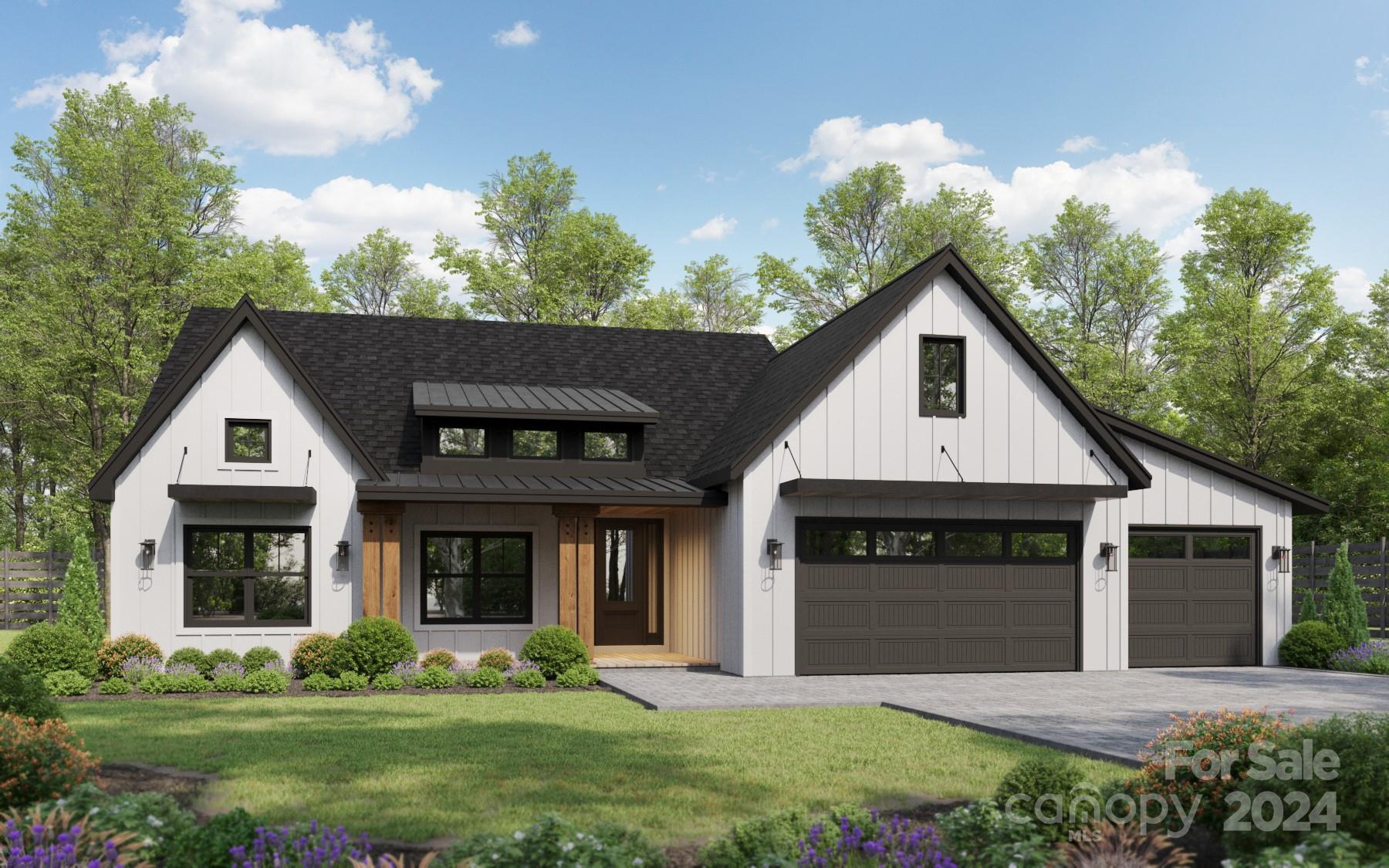 New construction pre-sale in beautiful Heartland Acres! 1-Acre wooded homesite with farmhouse style ranch w/bonus. Open plan with spacious great room, gourmet kitchen w/island and covered back patio. Close to dining and shopping yet country feel!