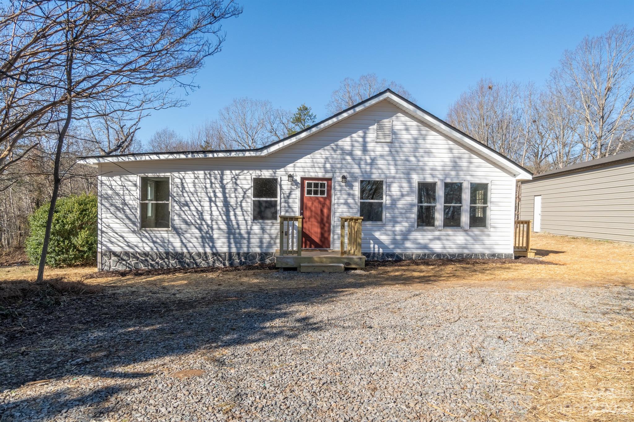 Welcome home! This quaint 3 bed, 2 bath residence sits on nearly 2 acres of picturesque land, providing tranquility and space for your every need. Recently undergoing a complete top-to-bottom renovation! New roof and siding in 2023.

The heart of this home is the brand-new kitchen, equipped with new appliances and granite counters. Both bathrooms have been tastefully redone with modern style.

Don't miss the expansive 1,000 sq ft garage or storage building, providing ample space for your vehicles, hobbies, or additional storage needs. 

For the outdoor enthusiast, this property offers an RV hook-up and covered storage, making it easy to hit the road whenever the mood strikes. Whether you're enjoying the serene surroundings from your spacious backyard or entertaining in the beautifully updated interior, this home is the perfect blend of comfort and convenience. Don't miss the opportunity to make this renovated gem your forever home!