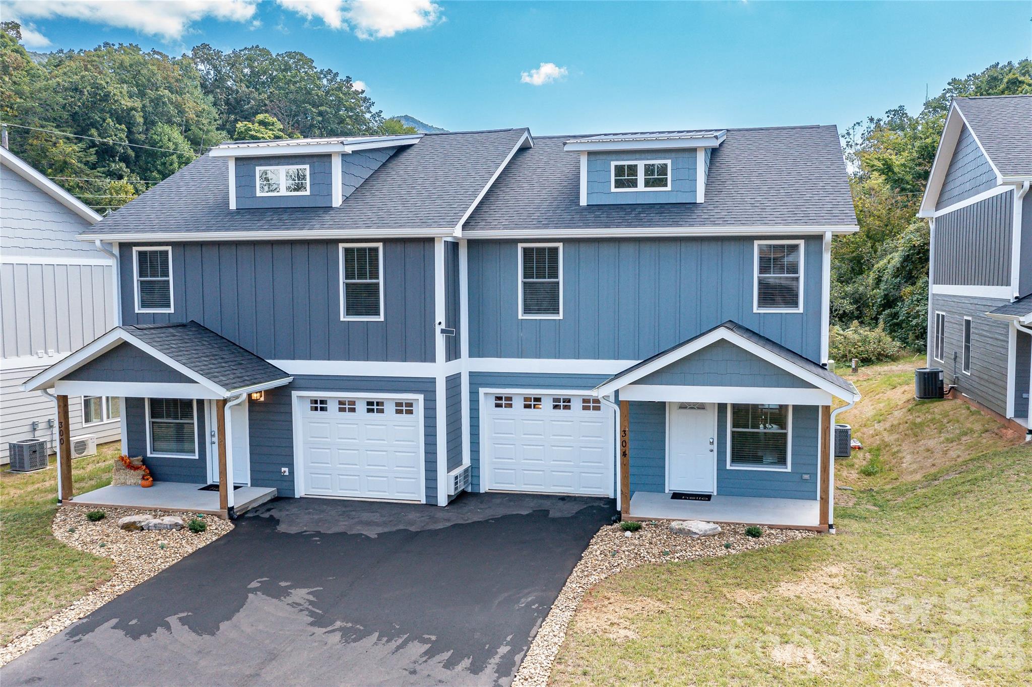 Savvy investors take note! Welcome to this DUPLEX : Two townhomes both with 3 bed/3 bath in the new Sycamore Cove neighborhood! A perfect Asheville getaway while you are in town and short-term rent when you're away.  It's well equipped with quality finishes including granite counters, engineered hardwoods and a finished garage space. The garage is heated and air conditioned which adds +/- 180 SQ FT to this floor plan - perfect for a rec room or additional sleeping space. Relax by the creek at the fire pit or on the sunny back deck. Enjoy subdivision amenities including a large playground and grill/fire pit. Property is often rented, showings currently available subject to change.

Please note some of these units are in other listings

308 - Individual MLS# 4362155
308/312 - Package Listing MLS# 4387236