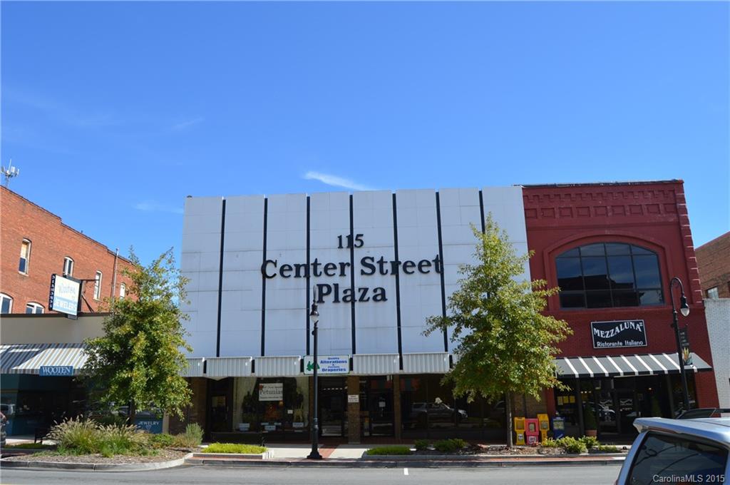 Center Street Plaza is located at 111 South Center Street in downtown Statesville. The subject space for lease is suite 106. The building is currently being renovated on the inside and there is a new membrane roof being installed. The hallway leading into the space is hardwood floors. The suite will have a fresh coat of paint and floor covering. The monthly lease rate is $465.00 for a one year lease agreement.