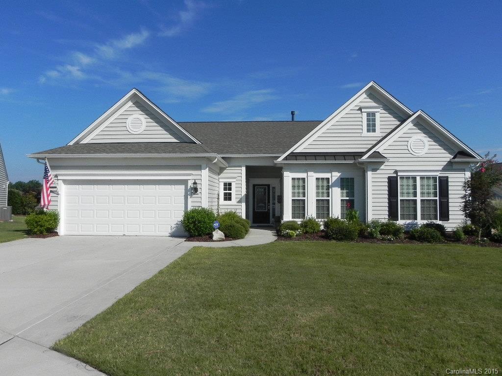 This beautiful Crestwood Meadow home features 3BR/2.5BA, office, screen porch, 4’ garage extension and expanded paver patio,  This home has all the upgrades:  5” hardwoods in the living areas, leaded glass front door, gourmet kitchen, pull-out drawers, gas stove, stainless appliances, ceiling fans and much more.  Come check out the community and the active adult lifestyle of Sun City Carolina Lakes. For Sale or For Rent - Contact Agent for details.
