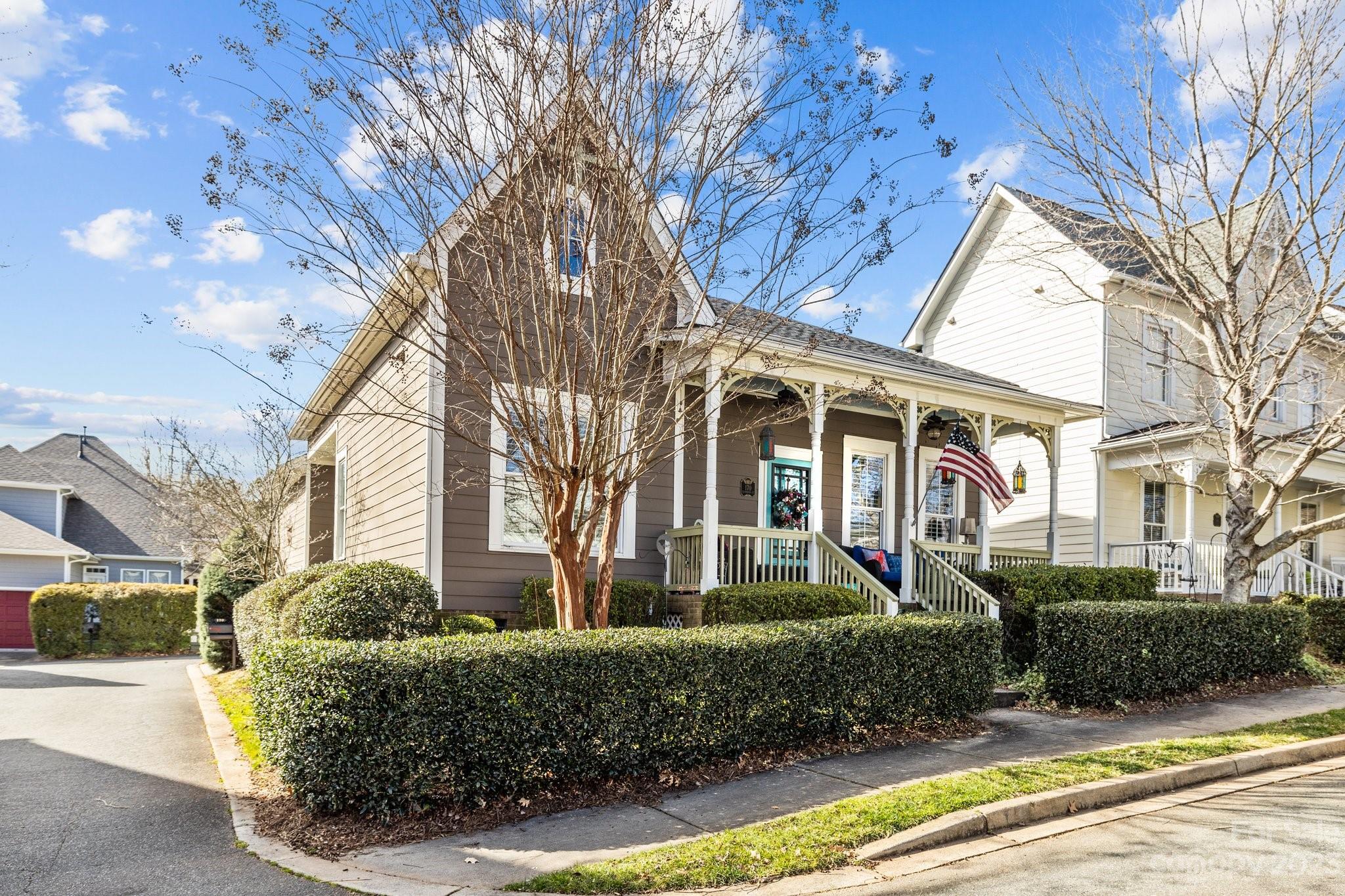 This lovely 3 BR 2 full BR, Victorian style home is located in the "heart" of the highly desirable "Village District" of Baxter Village. Newer features include seashell backsplash in kitchen, quartz countertops, roof 2021, Rinnai tankless water heater 2018, exterior paint 2018, & a Lennox HVAC System 2017. Additional features installed by owner are LOW E windows, HVAC system in garage, insulated custom garage door, garage shelving, refreshed site finished "Oak" hardwood floors, crown molding, picture molding in the dining/sitting room, upgraded lighting, fans & more. Walk, bike or drive your golf cart to Starbucks, TCBY, The , library, 2 swimming pools, tennis courts, pocket parks, shops, stores, restaurants & more. All residents have have access to the Catawba River. Residents enjoy year-round festivals in Baxter Village including the 4th of July parade, a Christmas parade, a St Patrick's day parade a spring festival, a fall festival and more. 

FYI W&D, refrigerator convey.