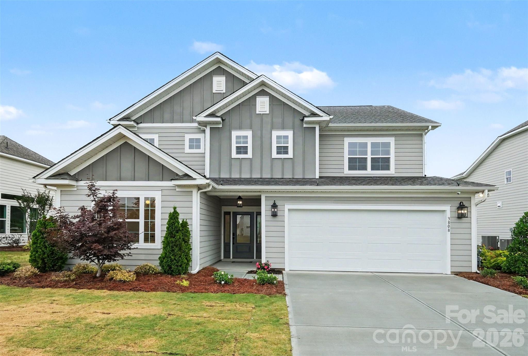 Former Model Home Packed with Designer Upgrades in the Heart of Harrisburg!
Welcome to 3808 Dahlia Drive, a stunning former model home where luxury meets location. Because this was the builder’s showcase property, absolutely no detail was spared, offering a level of high-end finishes and custom craftsmanship you won’t find in standard builds.
The main level welcomes you with an open, airy layout that flows effortlessly from the spacious family room into the gourmet kitchen and dedicated dining area perfect for hosting friends and family. Downstairs also features a highly sought-after guest bedroom paired with a full bathroom, offering maximum privacy for visitors or an ideal home office.
Upstairs, a versatile loft takes center stage, complete with a built-in counter and custom shelving to create the perfect homework station, creative studio, or secondary lounge. The oversized primary suite serves as a true sanctuary, featuring an upgraded walk-in tile shower. Two additional bright bedrooms share a common bath, conveniently located near the upper-level laundry room.
Step outside to your private outdoor oasis. The large, open backyard features a covered patio that extends into premium pavers and a built-in fire pit, ready for crisp Carolina evenings.
Unbeatable Location, You are physically situated right across the street from Harrisburg Parks and Recreation, putting green spaces and community events at your doorstep. Grocery stores, cozy coffee shops, and local dining are just a couple of minutes away, while quick access to I-485 ensures a seamless, stress-free commute straight into Uptown Charlotte. Don't miss this rare showcase home! Highlight of all Everything you see is included in the price.