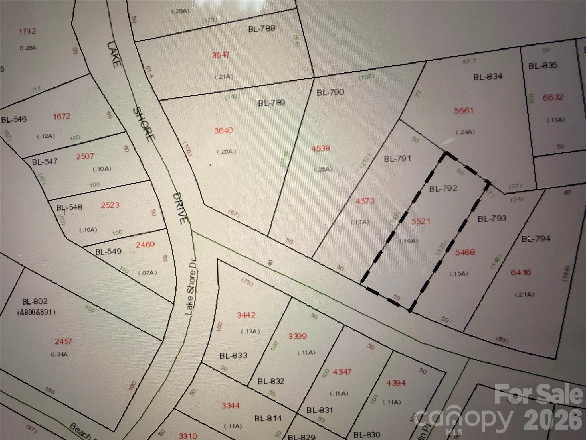 Lake Shore Estates - Land