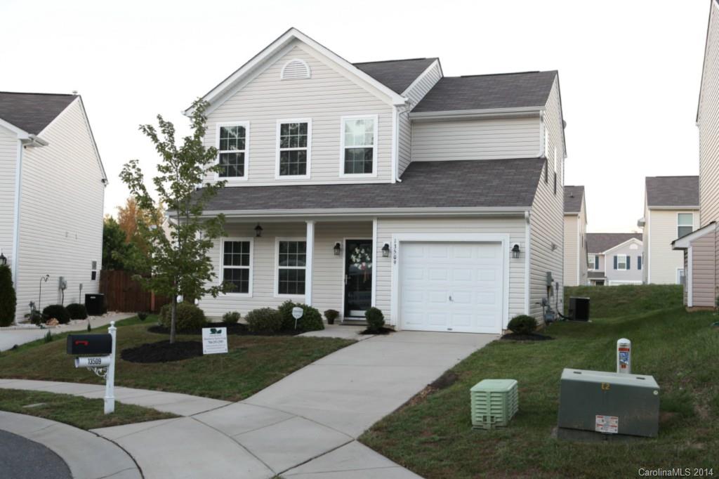 MOVE IN READY!! This well maintained home in Old Stone Crossing is waiting for you to call it HOME.  Just minutes from shopping and entertainment, Concord Mills Mall, Lowes Motor Speedway.  Easy access to I485 and I85.  Home has plenty of natural light, washer/dryer and refrigerator will remain.  42" kitchen cabinets, 2" blinds throughout, security storm doors (back and front), garage door opener and security system.  Walk in closets, garden tub in master bath. All in a cozy cul-de-sac!!