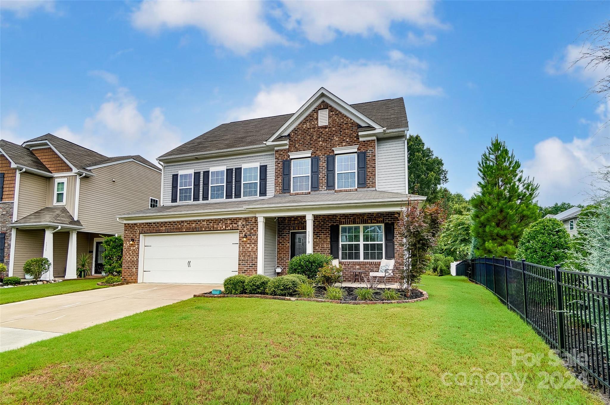This pristine home built in 2015 with its archways, crown moldings & hardwood flooring has so much to offer!  Light-filled living room, formal dining area, spacious great room, w/ a cozy fireplace, gourmet kitchen w/ granite countertops, SS appliances, abundant cabinetry, large island & a huge walk-in pantry. Enjoy casual meals in the breakfast area or breakfast bar!  2nd level boasts a serene primary bedroom w/expansive walk-in closet, dual vanities, garden tub, & a tiled shower. 3 additional bedrooms provide ample closet space & a roomy loft offers extra  space for a playroom or sitting area. Completing this level is a full bathroom & a conveniently located, bright laundry room. 3rd level features a large bonus room, additional bedroom & a full bath, making it ideal for guests, a media room, or private suite. The backyard with extended patio & premium lot, is perfect for entertaining! Enjoy community amenities Pool w/ lounging area & kiddie pool! Great shopping & restaurants nearby!