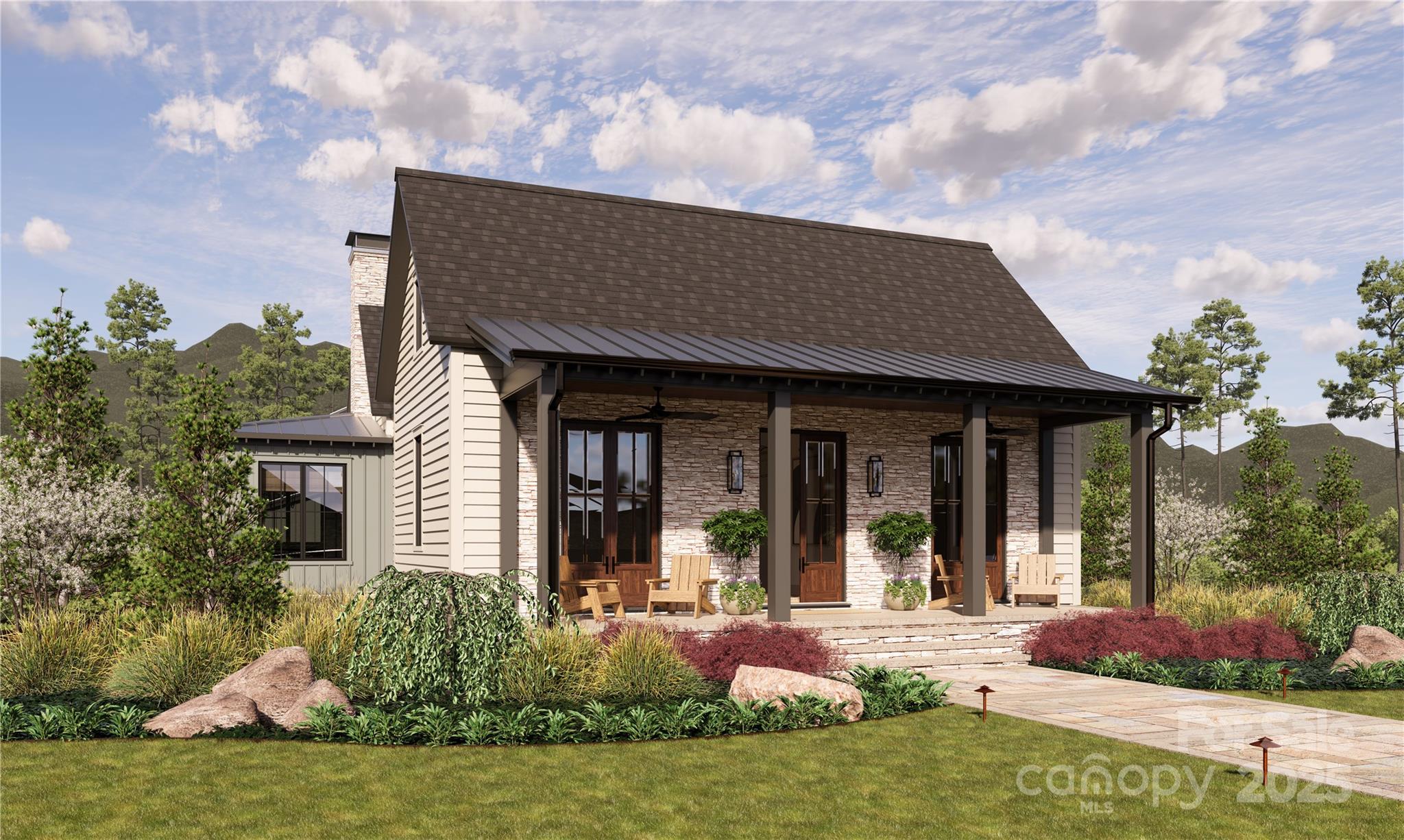 Located in the heart of Cove Park at The Cliffs at Walnut Cove, this open-floor-plan home by Cliffs Builders offers seamless indoor-outdoor living in an exceptional natural setting. Just steps from neighborhood walking trails and minutes from Walnut Cove’s amenities, the location delivers both convenience and serenity. Owners have easy access to the nearby wellness center and a short drive to Club Village, the community’s social and recreational hub.

This spacious residence features 4 bedrooms, 4.5 bathrooms, and about 3,274 sq ft of open-air living space (interior + covered outdoor). Thoughtfully designed for both entertaining and everyday life, the home blends modern comfort with outdoor connectivity. A Club Membership is available for purchase, granting access to all seven Cliffs communities.