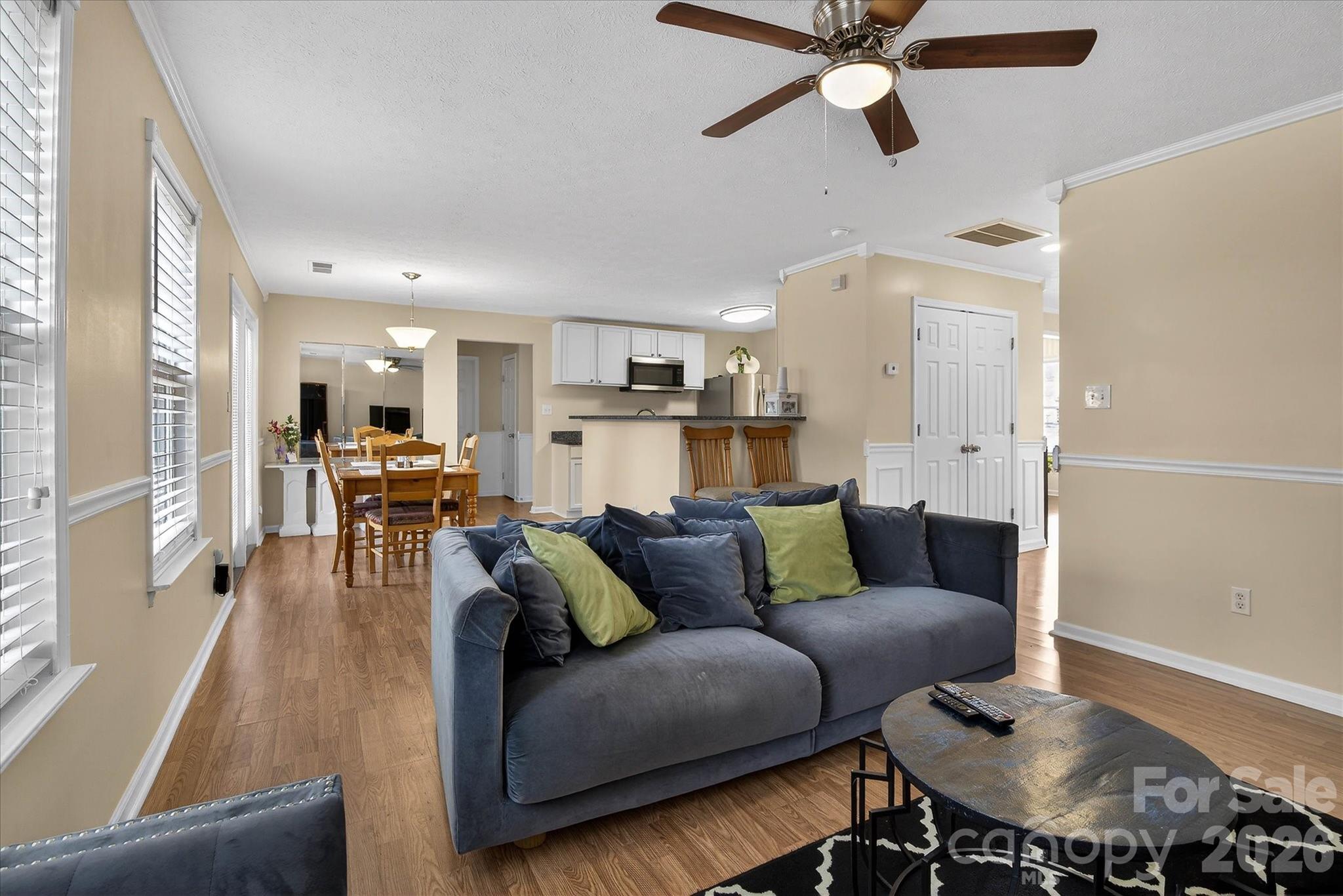 Spacious and inviting large 4-bedroom, 3-bath home offering over 2,440 square feet of comfortable living space on a generous 0.30-acre level lot. Designed with both everyday living and entertaining in mind, this home features a formal dining room and separate living room, providing flexible space for gatherings, a home office, or playroom.
The home flows effortlessly into the main living areas, while the well-appointed kitchen offers ample space for meal preparation, creating the perfect gathering spot for family and friends. Upstairs and downstairs living allows room for everyone to spread out comfortably. Enjoy outdoor living on the patio overlooking the large, level backyard—perfect for entertaining, gardening. A two-car garage adds convenience and additional storage. Conveniently located near shopping, dining, and major roadways, this home combines space, functionality, and opportunity.
***THIS HOME QUALIFIES FOR THE HOMEWONERSHIP PLUS PROGRAM Which offers $5,000 towards closing costs. An additional $5,000 is also available to reduce downpayment and closing costs and doesn't need to be repaid provided certain conditions are met!
New Water Heater 2026, Newer Roof, approximately 2023, HVAC 2023