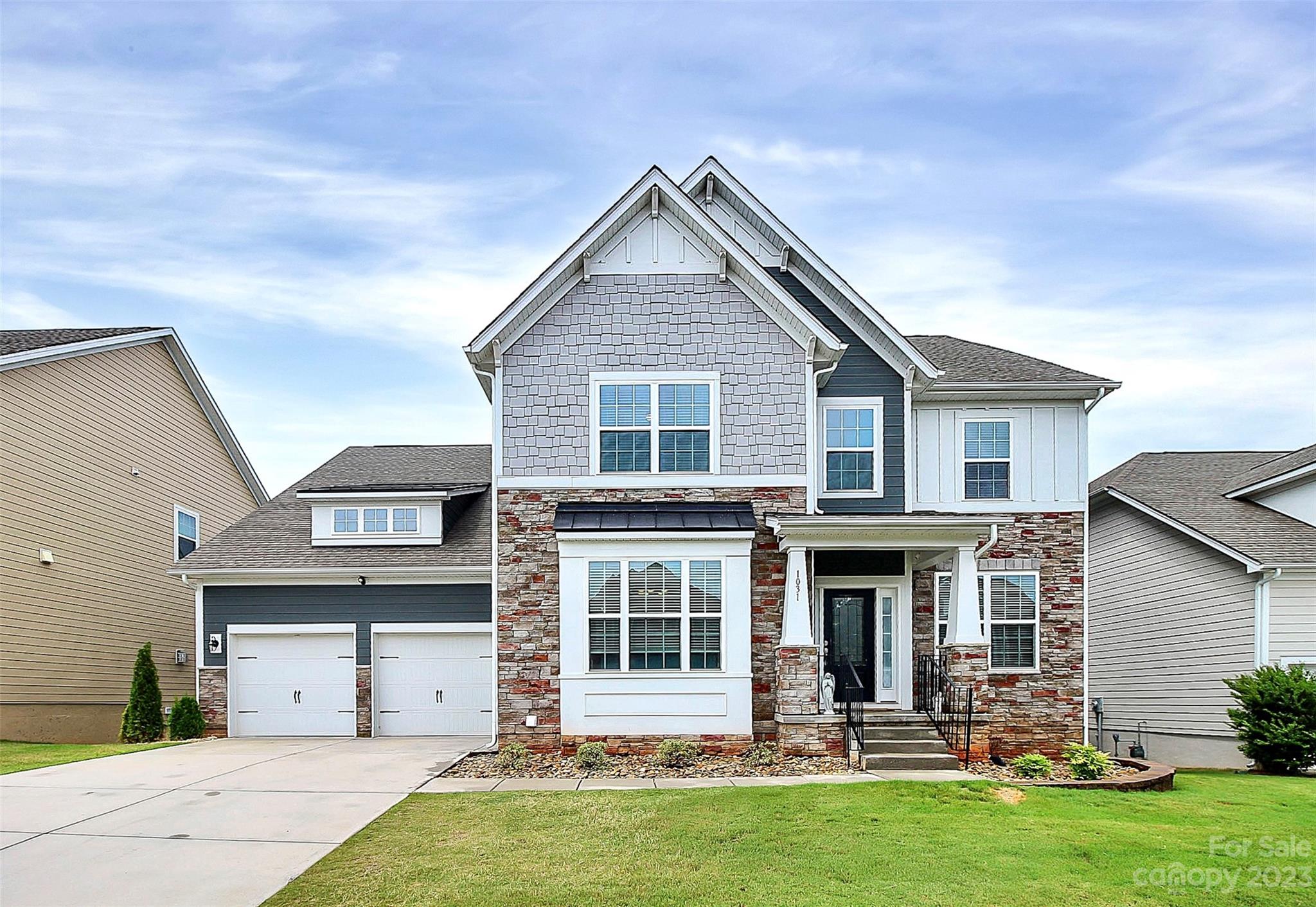 Front Door opens to a 2-story foyer,  dining room, and French doors to an office. Open kitchen, breakfast area and+ living w/ all available builder extras. Huge screened in back patio. 2 car garage with upgraded painting seal on floor.  3 addtl bedrooms + bonus room upstairs with new carpet + paint from this year.  

Basement - bedroom, full br, office, kitchen, rec room, and family room with own heating and air unit, granite countertops, tile, custom cabinets + same upgraded fixtures, paint and flooring as upstairs. Addtl unfinished portion of nearly 700 sqft set up for an addtl laundry space.

$20k Trex deck and privacy wall w/ $16k mounted hot tub (only 2 yrs old). Fenced in yard with 16 x 36 ft. 20,000 gal saltwater pool with $15k worth of concrete decking. See attached video. Showings start 8/12. 

Lot backs up directly to the trail that leads to the Catawba river. There will never be any buildings behind you. This quiet street w/ limited traffic + minimal landscaping needs.