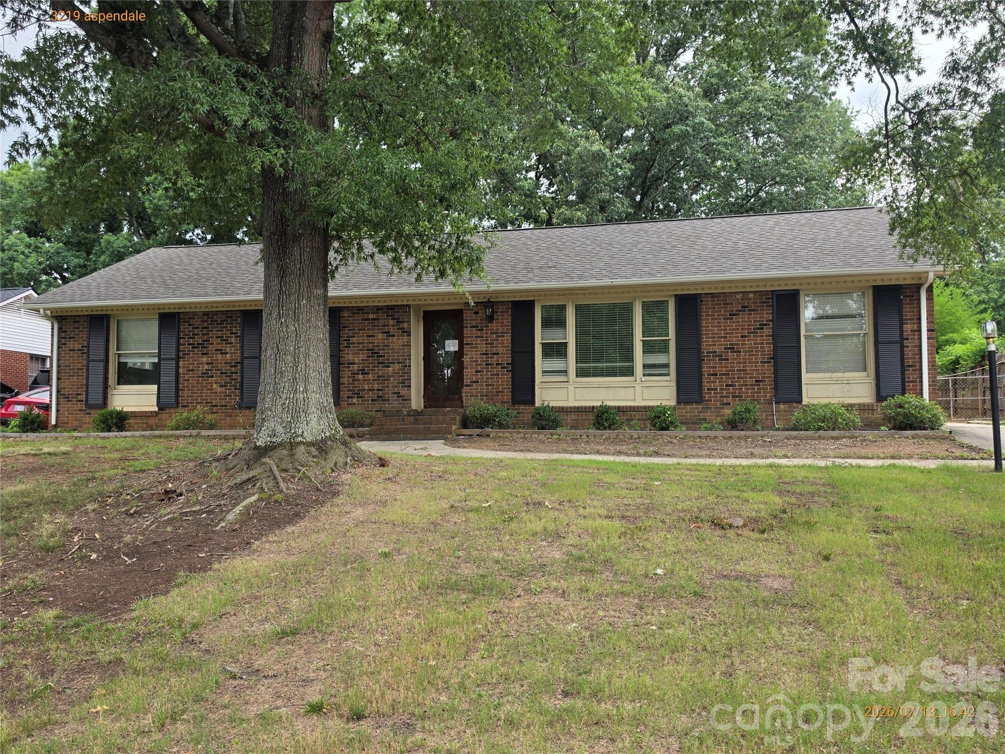 East Charlotte brick ranch with large detached garage in back yard. Needs TLC and seller would like to sell as is. Please contact your REALTOR today for more information on these types of sales and a showing. Please note, the listing company does NOT engage in dual agency and solely represents the seller.