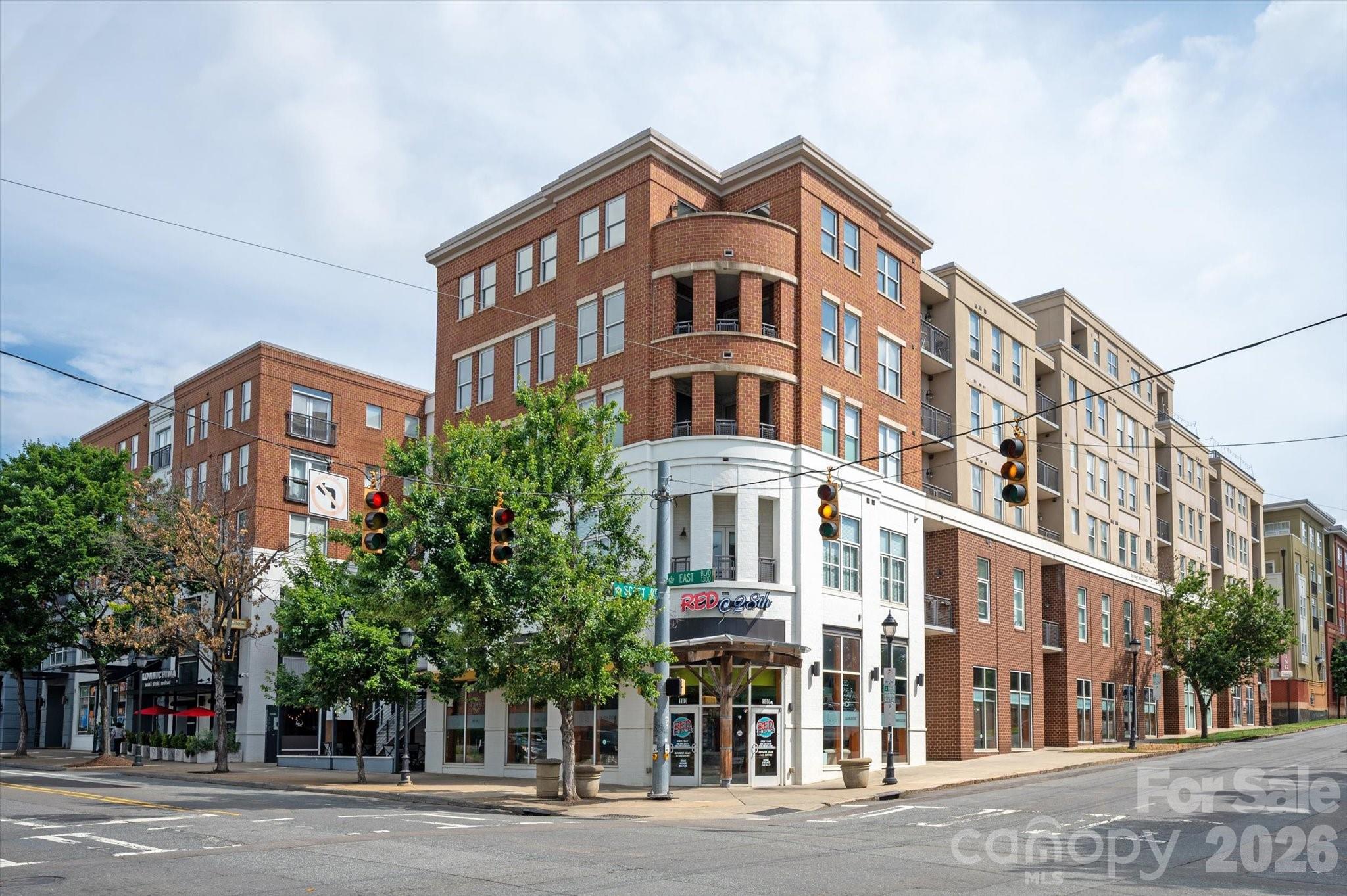 Rare opportunity to own a beautiful condo in the highly sought-after 1315 East Condominiums in the heart of Dilworth. This inviting 2-bedroom, 2-bath residence features a private balcony overlooking the beautifully landscaped courtyard and its tranquil waterfall, creating the perfect setting to relax.

The updated kitchen showcases white shaker cabinetry, granite countertops, and stainless steel appliances, blending timeless style with everyday functionality. The secure building offers key fob access to the parking garage and elevators for added convenience and peace of mind.

Residents enjoy exceptional amenities, including a rooftop terrace with skyline views and a well-equipped fitness center. This unit also includes a dedicated storage unit on the fifth floor, which conveys with the property.

Ideally located, you'll love the outstanding walkability to Dilworth's restaurants, shops, and parks, with Freedom Park just moments away. Experience the perfect combination of comfort, convenience, and one of Charlotte's most desirable neighborhoods.
Tenant occupied until December 2026.
