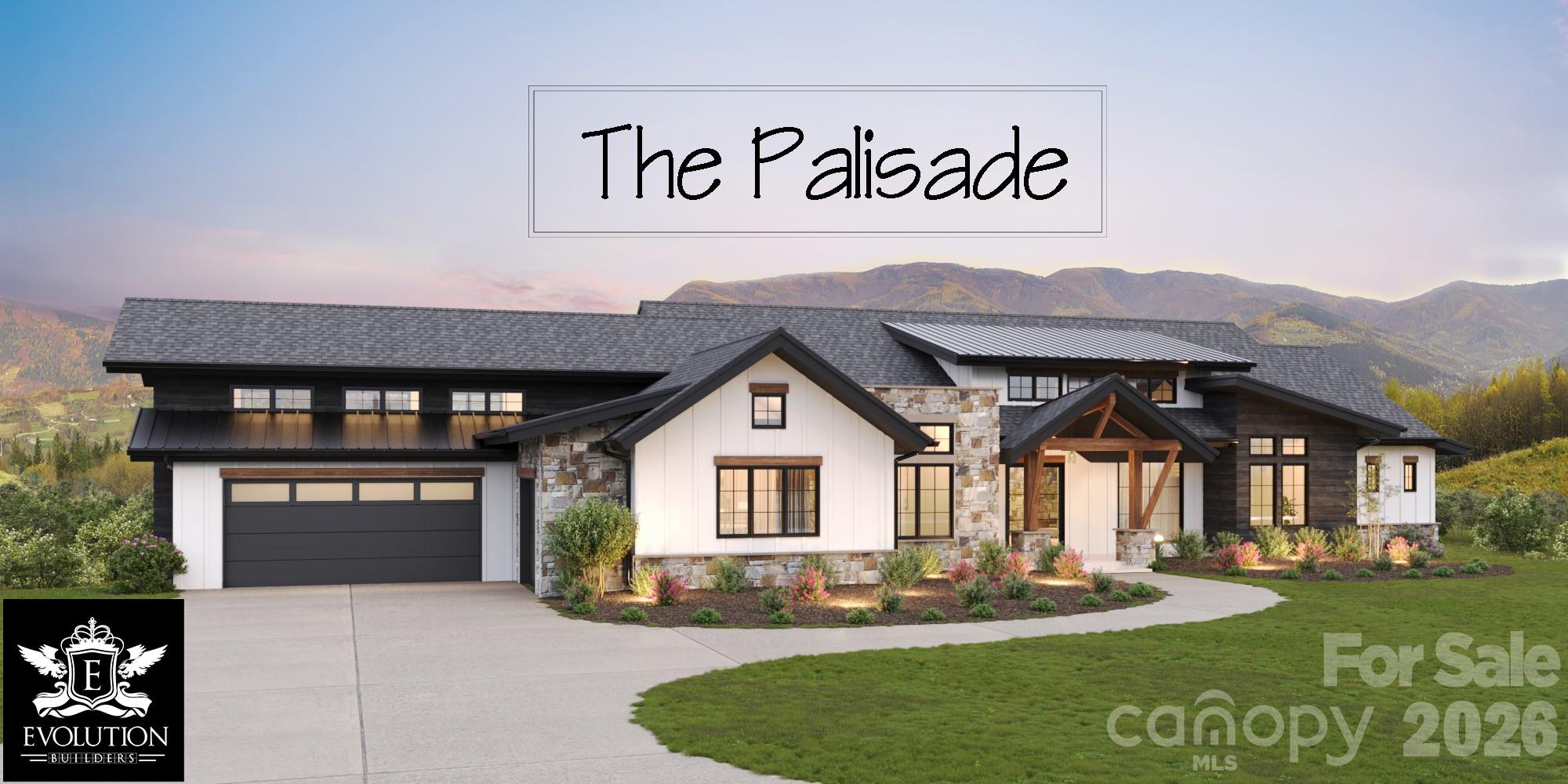 Experience the Perfect Blend of Mountain Charm & Modern Style in this Beautifully Designed Luxury Home by Rentfrow Designs & built by Evolution Premier Builders. Located Just Minutes to Denver Shopping, Eateries & Amenities. The Palisades Model boasts over 6,100 sq ft of Heated Living Area, Soaring 24’ Vaulted Ceilings in Great Room with 10’ ceilings throughout the remainder living area while offering a  Walk in Scullery, Chefs Kitchen with Pro Series Commercial Grade SS Kitchen Appliances (including 69” Fridge/Freezer), 2 x 60” Modern Linear Fireplaces located in the Great Room & Basement, Drop Zone, Primary Bedroom & Guest Suite on Main w Bath ensuite, & Abundant Windows for Natural Lighting.  Bonus Room/6th Bed located above garage with Full Bath & Private Access.  Spacious Walk-Out Basement for Multi-Generational Living Includes  a Game Room,Garmin Golf Simulator package is located off the Theatre Room, 3 Guest Suites/2 Full Baths & Kitchenette with Bar as well as 464 sq ft of Unheated Storage Area. Finished Room Over Garage is ideal for a Bed/Bonus and offers a Full Bath Exterior. Features Include Dutch Quality Stone Veneer, Trex Composite Decking, Stained Pine Ceilings in Covered Outdoor Areas & a 3 Car Garage!  Heavily Milled & Extensive Trim Packages, 7.5” European White Oak site Finished Hardwoods, Walk In Closets & a Laundry Room on Main & Basement.   Rinnai Tankless Water Heater,  High Performance Window Package, High Efficiency HVAC System, Radiant Barrier Roof Deck & 12” Thick Basement Wall are just a handful of Builder Quality Examples.  Every detail of this Custom Home has been Covered & is a Perfect Match for Executive Style Living! Estimated Build Finish is June 2027. Trash & Internet services are included in HOA dues!