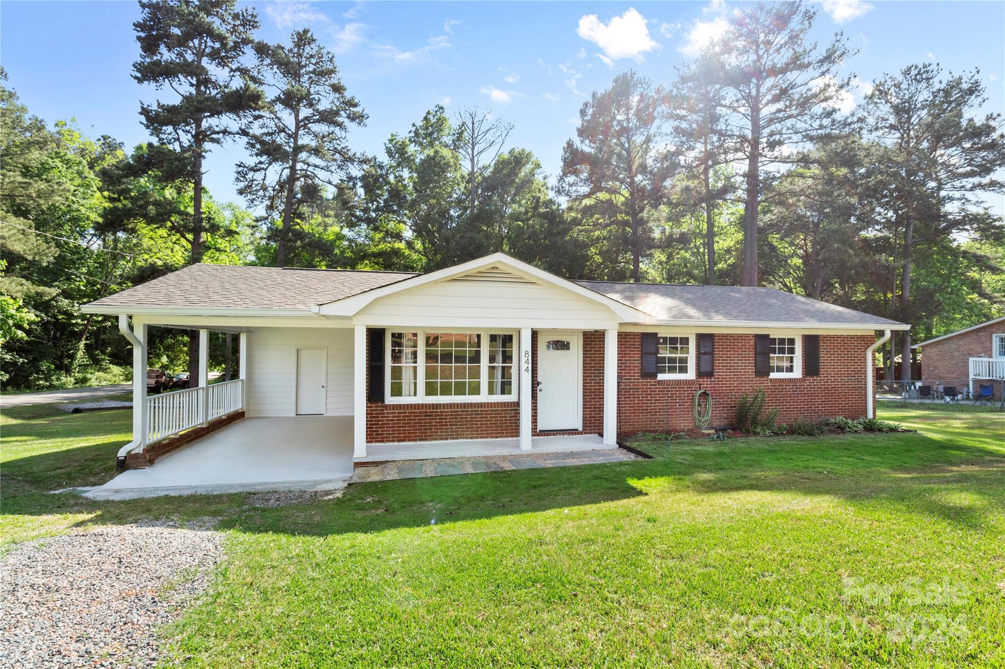 Move-in ready!! This charming 3 bed/2 bath FULL BRICK, one-story home has been recently updated top to bottom to include: 2023/2024- the current owners installed new gutters, and did extensive landscaping (re-grading and proper drains added) to ensure proper water drainage, also semi-encapsulated crawl space to ensure healthy air quality and a good foundation. 2021 updates: new architectural shingle roof, all new kitchen remodel (white shaker cabinets, granite, tile backsplash, stainless appliances); updated baths (tile tub/shower surrounds + updated fixtures); long lasting LVP covers the floor throughout the home (no carpet!!); heat pump and all ductwork replaced; new water heater. You'll especially enjoy the detached, oversized 2-car garage (w/power) which is perfect for parking, storage, or a workshop! Level back yard (garden? playing?) and NO HOA! Just under 1/2 acre corner lot. Hurry, this neighborhood moves FAST and this home is truly move-in ready. Motivated seller!!