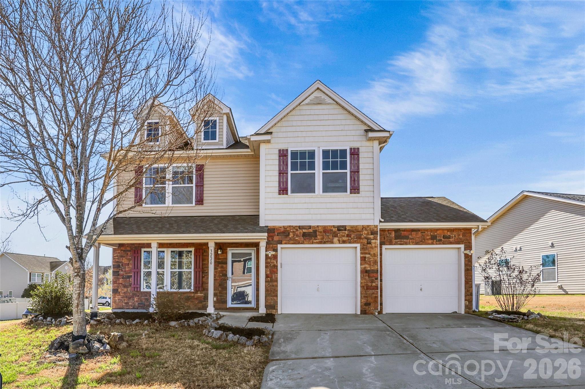 Located on a desirable corner lot in Saddlebrook, this 4-bedroom, 2.5-bath home offers a functional layout, inviting living spaces, and thoughtful details throughout. 

As you enter, you’re welcomed by a dedicated office with French doors ideal for working from home or creating a quiet retreat. The main living area flows seamlessly from the kitchen into the living space, creating an open and connected feel. The kitchen features a central island with a clear view into the living room, while tile flooring runs throughout the kitchen and dining area. A hardwood staircase adds warmth as you head upstairs.

Just off the garage entry, a built-in bench with cubbies provides the perfect drop zone for everyday organization.

Upstairs, you’ll find all four bedrooms along with a versatile landing area. The primary suite offers a spacious layout complete with a walk-in closet and private bath.

Outside, the large patio provides ample space for entertaining or relaxing. With a two-car garage and a corner lot setting, this home offers both space and convenience. 

Conveniently located with easy access to I-485, this home offers a smooth commute to Charlotte, Mint Hill, and surrounding areas while still enjoying the quieter setting of Midland.