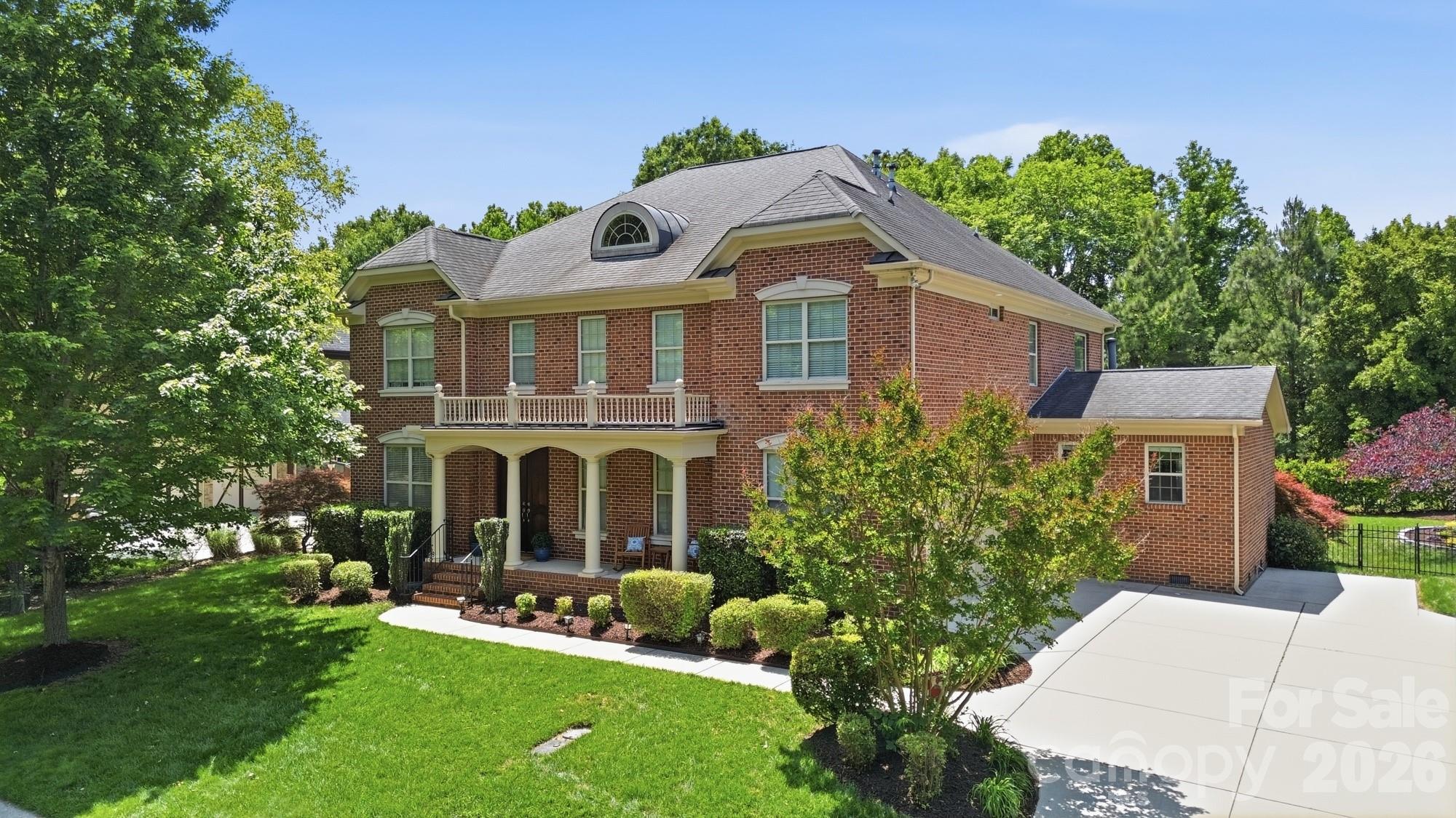 Thoughtfully priced to reflect potential cosmetic updates, this exceptional home offers a rare opportunity to customize finishes and design elements to suit your personal style. Rather than paying for renovations chosen by a previous owner, buyers can invest in updates that align with their own vision while enjoying the home's outstanding location, floor plan, and overall value.  Welcome to Brookhaven — one of Weddington’s most desirable communities. Tucked away on a private street with no front or rear neighbors, this stunning full brick residence offers luxury living, exceptional privacy, and resort-style outdoor spaces designed for entertaining. The popular Essex plan by John Weiland Homes features over 4,300 square feet with an ideal open layout and timeless craftsmanship throughout.  Outside find your own backyard retreat featuring a saltwater pool with waterfall, travertine tile decking, brick paver gas fire pit area, freshly painted screened porch with hot tub, and fully fenced private tree lined yard,  Inside the main level includes a private guest suite with ensuite bath, dedicated office, elegant dining room, and a spacious great room with gas log fireplace flowing seamlessly into the chef’s kitchen complete with a massive island, double ovens, microwave, gas cooktop, beverage refrigerator, abundant cabinetry, walkin pantry with wood shelving and gathering spaces to invite all your friends and family.   Large laundry room with sink completes the main level.  Upstairs, a huge loft provides flexible living space while the luxurious primary suite offers a spa-inspired bath with Jacuzzi tub, double vanities, and dual walk-in closets. Every secondary bedroom features direct bath access, providing comfort and privacy for family and guests alike. Tasteful designer paint colors throughout complete this exceptional home.  Welcome home...