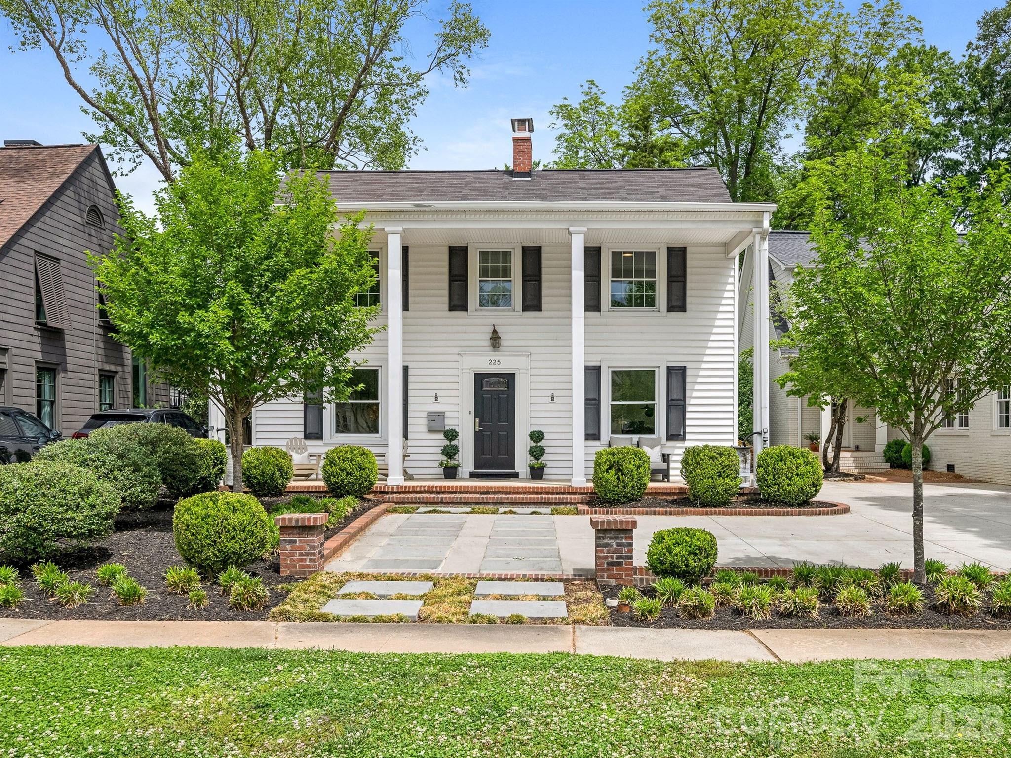 This charming 2 story home in desirable Eastover blends classic character with thoughtful modern updates! 
Inviting covered front porch, excellent flow, and gracious living areas. The heart of the home is the beautifully refreshed kitchen, featuring stylish cabinetry, quality finishes, ample storage, and excellent workspace for cooking and gathering.  The spacious great room is bright with an open feel perfect for entertaining and casual family living.  
The upper level offers a large primary suite, comfortable secondary bedrooms and well-designed storage. The blue stone patio and grilling area overlook the private backyard and provide wonderful outdoor living.
Neutral decor and great natural light throughout.  2 car garage is perfect for storage, future studio or bonus room. Driveway to garage was removed but can be added back.  A truly special home with timeless appeal and move-in-ready convenience!