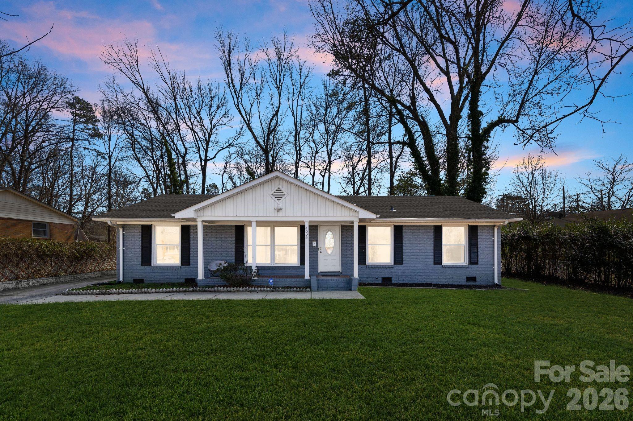 Clean, refreshed, and move-in ready in Charlotte! This 3-bedroom, 2-bath home offers a practical one-level layout, comfortable living spaces, and a fresh interior feel with recent paint and prior updates throughout. The home is well maintained and ready for its next owner.
Set on a generous lot with mature surroundings, the backyard is private, giving the next owner the opportunity to enjoy the outdoor space
The location offers convenience to shopping, dining, major roads, and outdoor recreation, including nearby Reedy Creek Nature Preserve and Park with trails, green space, sports areas, and nature amenities. A great opportunity for buyers looking for a updated ranch home in an established Charlotte neighborhood.