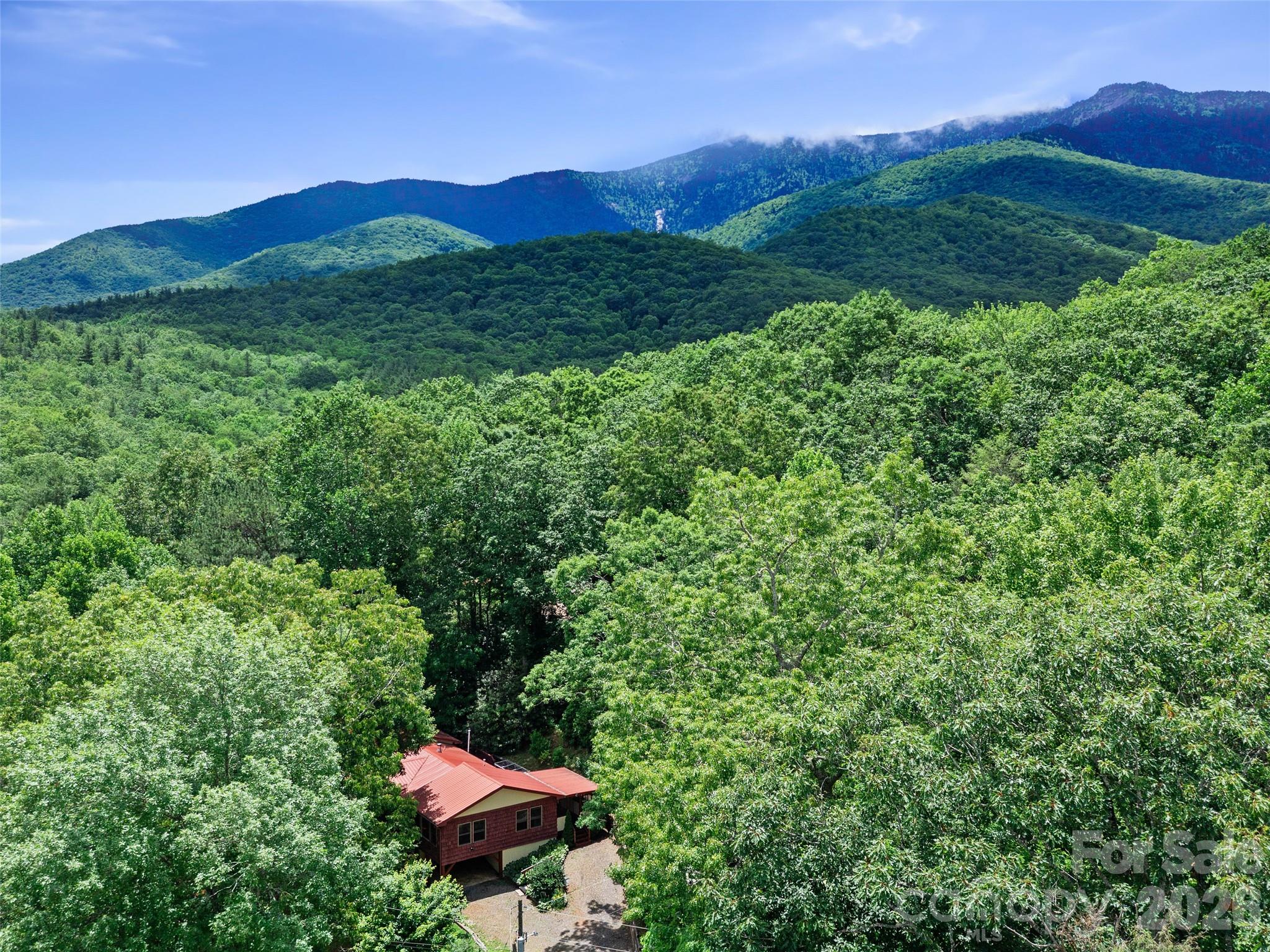 Welcome to the Foothills of Mount Mitchell State Park(Highest mountain peak east of the Mississippi River), minutes from the Blue Ridge Parkway! This mountain home lies in the South Toe Community of Yancey County, in the heart of the Appalachian Mountains! View the gorgeous South Toe River and sprawling Majestic Mountains, every time you go home! Nestled on a quiet dead end rd, and small secluded community, this chalet-style home is beautifully set among trees, landscaped with a variety of beautiful native flora. Enjoy natures sights and sounds, sitting on the huge, partially covered, front deck or the screened back porch! Soak among the Mountain Laurels, Rhododendrons and night skies in the privately set Hot Tub! The home boasts a large, bright, open family room, with cathedral ceiling and gas fireplace. Offers comfortable, 3bd 2 bath, with Primary En suite. A large charming dining room, off the nice sized kitchen is a plus! Unfinished basement is great for storage or expansion and walks out to a great sitting or work area! The flow of the house and outdoors is a peaceful paradise, great for entertaining guests! Make this home your retreat full time, or 2nd home!