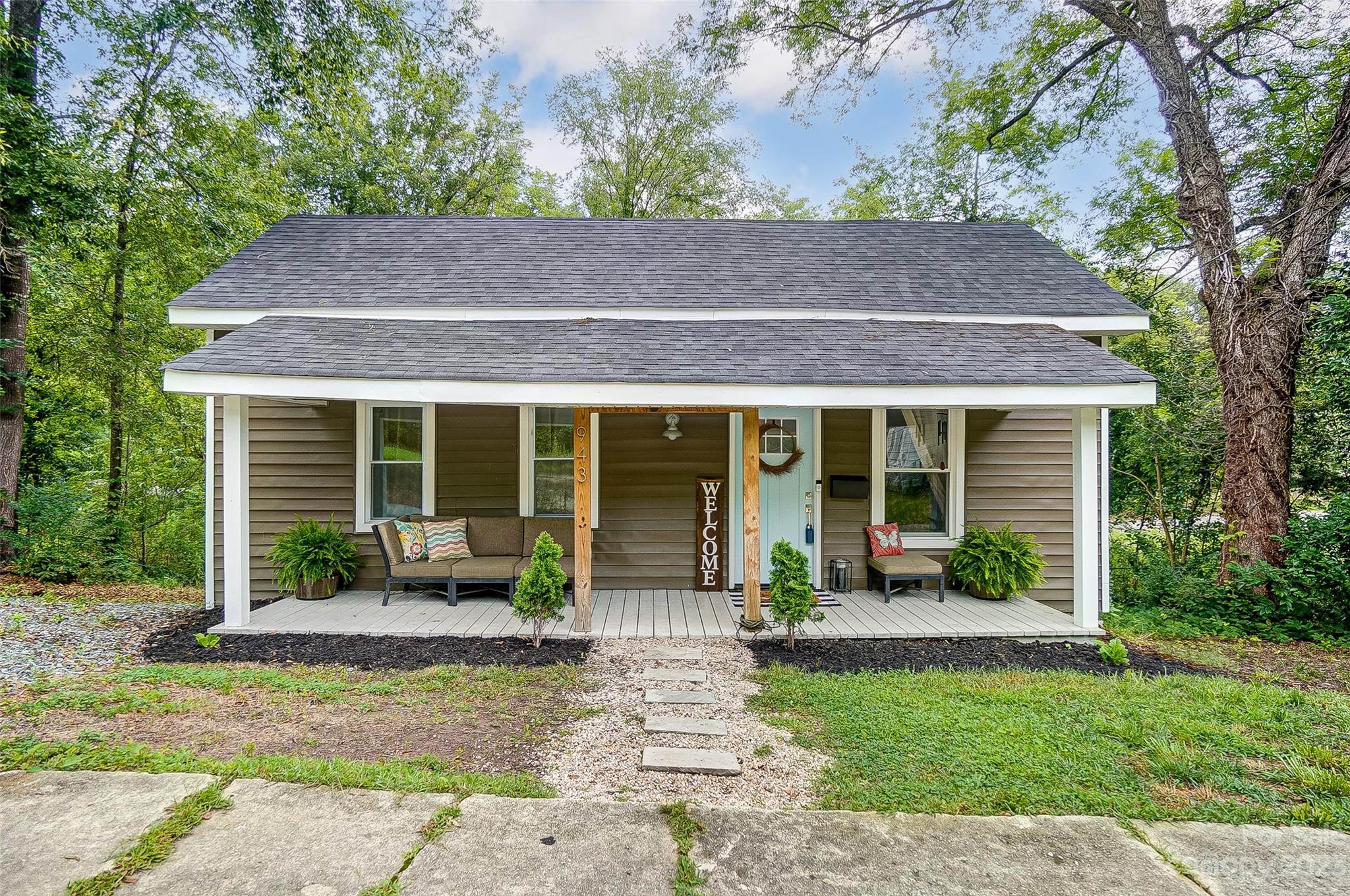 Welcome to this charming, newly upgraded ranch located just minutes from downtown Lancaster! This home features an open concept floor plan boasting 10 ft ceilings throughout. Complete with new LVP flooring, white cabinets, quartz countertops, tile backsplash, stainless steel appliances, modern farmhouse light fixtures, new bathroom vanity & tile shower! New roof, HVAC & windows installed in 2022. Laundry area & drop zone by back door leading out to patio. Spacious, covered front porch offers additional outdoor living space! Walk-in crawl great for extra storage. The builder who renovated this home is refinishing several other properties on the street as well as building new construction homes. Lancaster is rapidly growing & this is a great opportunity to own here for under $200k as the area continues to expand!