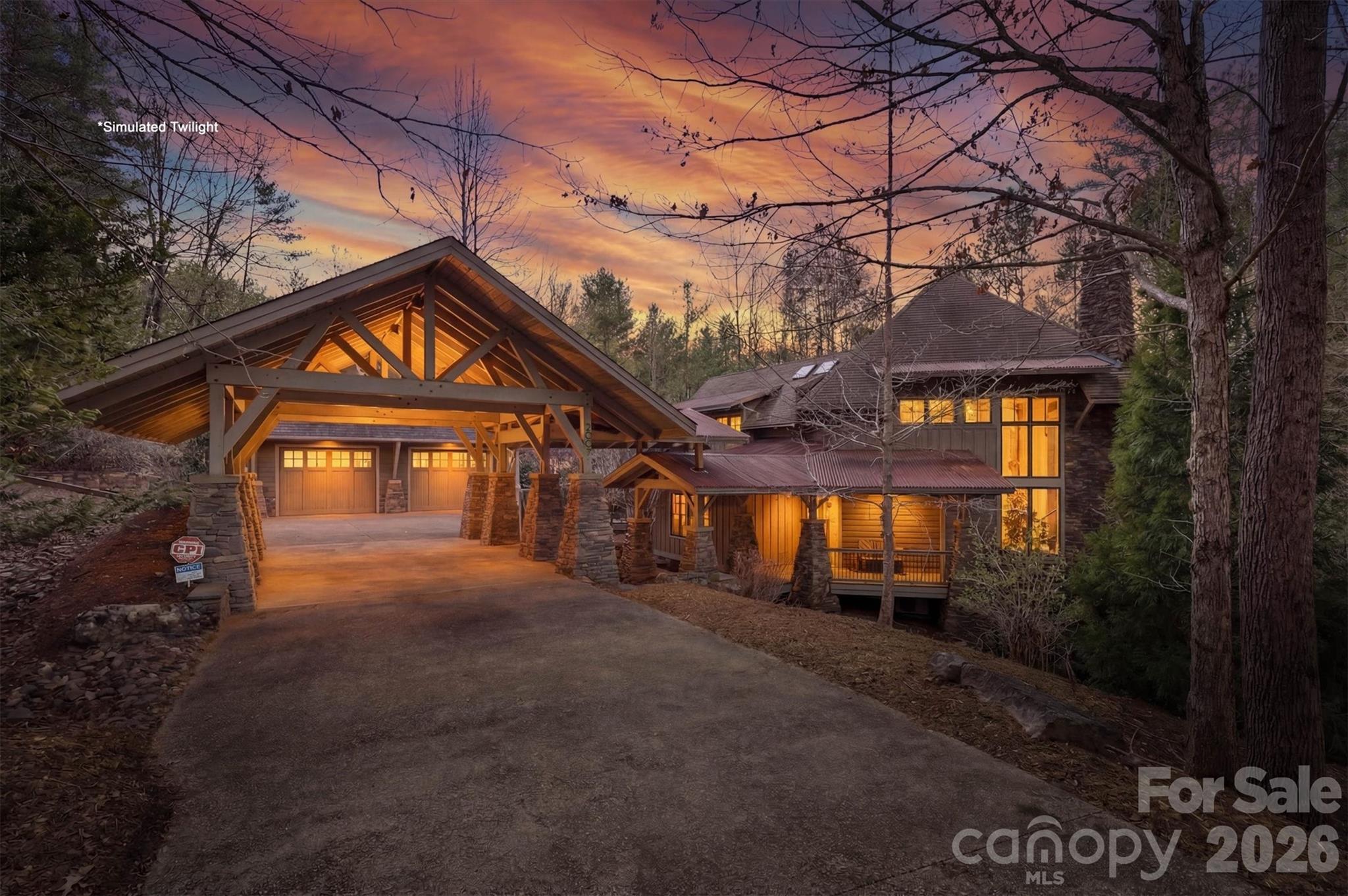 MOTIVATED SELLER!
Discover an Old Wildlife Club sanctuary, perfectly positioned at the pinnacle point of Old Wildlife Club Dr.
This meticulously architect-designed property offers a tranquil escape in a secluded cove, ideal for creating lasting memories. Enjoy effortless access to the esteemed Camp Lake James via a quick boat trip.
Upon your arrival, you'll be welcomed by a grand porte-cochere and generous parking, conveniently located next to the beautifully updated carriage house.
Step inside to be captivated by a magnificent 2-story great room, featuring floor-to-ceiling windows that frame the stunning natural surroundings, breathtaking water views, and the inviting dock. The main level boasts a luxurious primary bedroom with an ensuite bath, a gourmet kitchen, a spacious dining area, a relaxing screened porch, a perfect grill deck for outdoor entertaining, an additional bedroom with an en-suite bathroom, and a charming half bath for guests. Ascend to the upper level to find a versatile flex space, a delightful loft area equipped with comfortable bunk beds, and a well-appointed full bathroom. Skylights in the bunk area offer a unique, open connection to the grand great room below. The fully finished walk-out basement level provides even more living space, including two additional bedrooms, two full bathrooms, a practical laundry room, a fantastic bar/entertainment area complete with a pool table and a cozy lounge area, plus another serene screened porch. The recently completed carriage house, finished in 2021, presents a fantastic opportunity for an in-law suite or a separate, private flex space for the homeowner's enjoyment.
Venture outdoors to explore the property's remarkable features, including a short, scenic walk across a charming footbridge to the dock. The property features a recreational platform, convenient kayak/canoe racks, and a floating dock complete with a boat lift, ensuring endless opportunities for lakeside leisure and cherished lakeside memories.