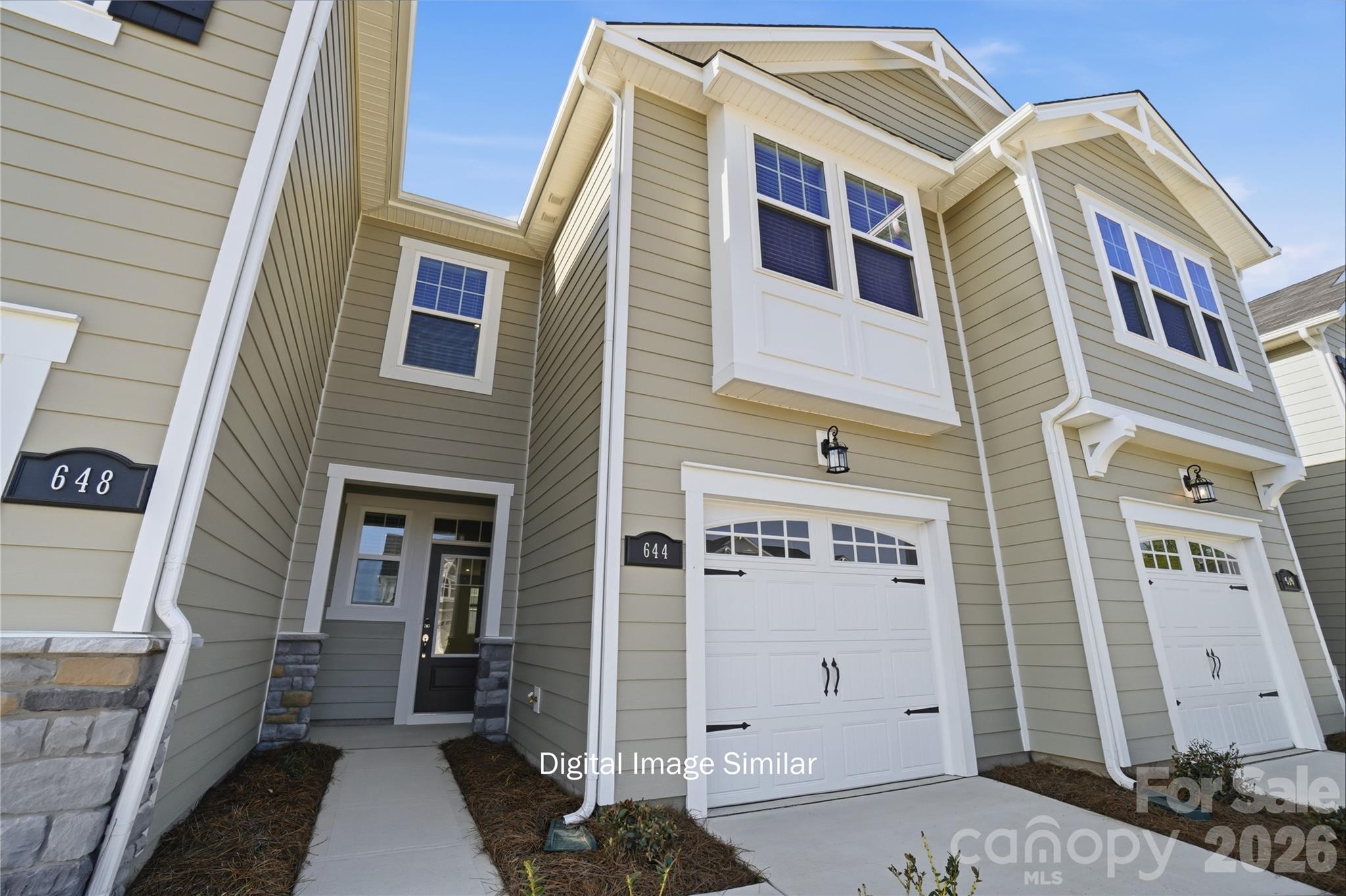 Welcome to the beautifully designed Sierra floorplan, a 3-bedroom, 2.5-bath home offering a perfect blend of style, comfort, and functionality. This home features a welcoming foyer that opens into a bright, open-concept main level filled with natural light. Durable luxury vinyl plank flooring flows throughout the first floor, enhancing both style and ease of maintenance.

The well-appointed kitchen is a standout, featuring quartz countertops, a spacious center island, abundant cabinetry, a large walk-in pantry, and a dedicated coffee bar—providing both convenience and plenty of storage and prep space. The kitchen flows seamlessly into the gathering room and breakfast area, creating an ideal layout for everyday living and entertaining. Step outside to enjoy the patio, complete with privacy panels on each side.

The staircase with an oak railing and wrought iron balusters adds a modern, elevated touch and leads to the second floor. Upstairs, the owner’s suite offers a peaceful retreat with a walk-in closet and a spa-inspired en-suite bath featuring a large shower with a built-in seat. A versatile loft provides additional living space, perfect for a home office, media room, or flex space. Two secondary bedrooms, a full bathroom, laundry room, and a hall linen closet complete the upper level.

With just over 1,700 square feet of thoughtfully designed living space, the Sierra offers modern comfort in every detail. Located in the desirable Bailey Run community, residents enjoy low-maintenance living in a convenient Charlotte location, just minutes from shopping, dining, and major roadways for an easy commute.