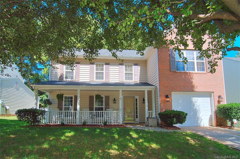 This is the home you have been looking for! A fantastic floor plan nestled in a tree-lined neighborhood with cozy surroundings.  This home has gleaming hardwoods throughout, fresh paint, and large bedrooms. OPEN CONCEPT living room, kitchen and breakfast area is ideal for entertaining. UPDATED kitchen has granite counters and stainless appliances! The master suite is HUGE with private en suite bathroom, CATHEDRAL ceilings and walk-in closet.  MOVE-IN READY and a great price!