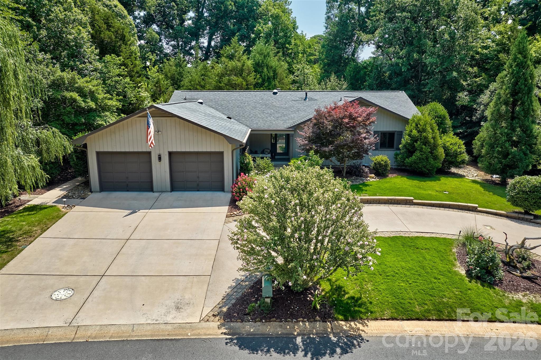 Awesome completely renovated ranch home. Neutral colors throughout make it easy to move in and make it your own! Circular drive adds room for visitors parking. Beautifully landscaped yard. This open floor plan adds ease to entertaining. The kitchen is for the gourmet chef in your family! Huge kitchen island adds prep space and storage. Separate breakfast bar with seating for 4. Four season room with EZ breeze windows make enjoying the outdoors year round a delight. Gorgeous hardwoods in the living areas. Back deck has wet bar with water hookup and table with fire pit plumbed with gas for easy start up. Awning covers sitting area to help beat the heat! All of this in amenity filled Rivers Hills gated community. Clover School District and zoned for new high school.