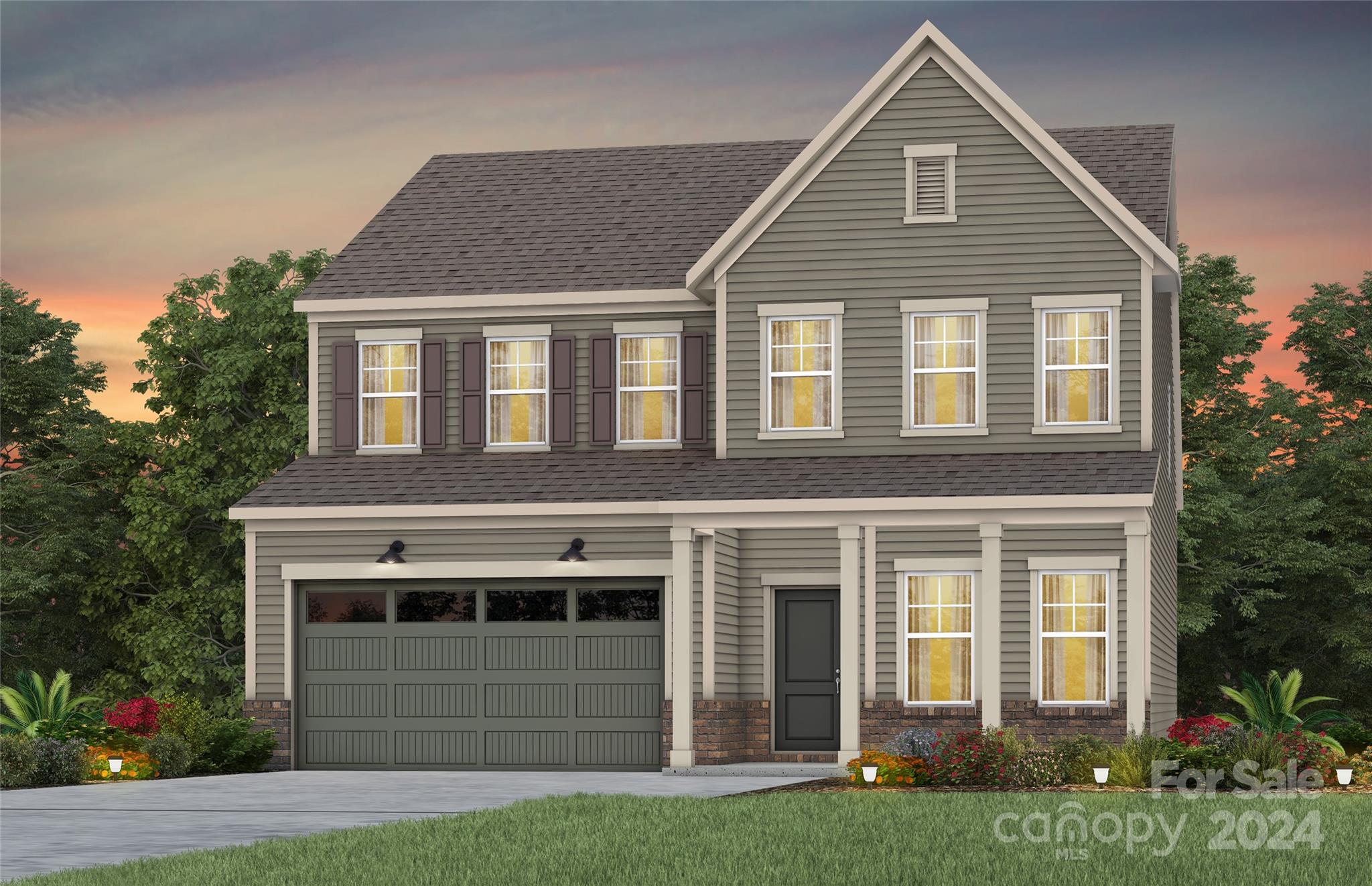 New Construction Home ready by JUNE 2025 in Brand New Kinsdale Community in Indian Land!  All included List Price includes any current sales incentives as shown on our website, call for details.  Our popular Continental Floor Plan offers beautifully curated selections and incredible structural features such as an inviting Guest Bedroom with Full Bathroom on the main floor and Sunroom. This open floor plan will not disappoint with the spacious Gathering Room and magnificent Gourmet Kitchen with gas appliances.  Upstairs features an open Loft, plus 4 additional bedrooms, including the Owner's Bedroom and Bath.  All upgrades and options have been selected.  Visit us at our sales center, in the community, to learn more about this and other incredible homes in tranquil Kinsdale. HOA fees include High-Speed Internet/Cable and private trash collection. All Photos are representative only, not of this home.
