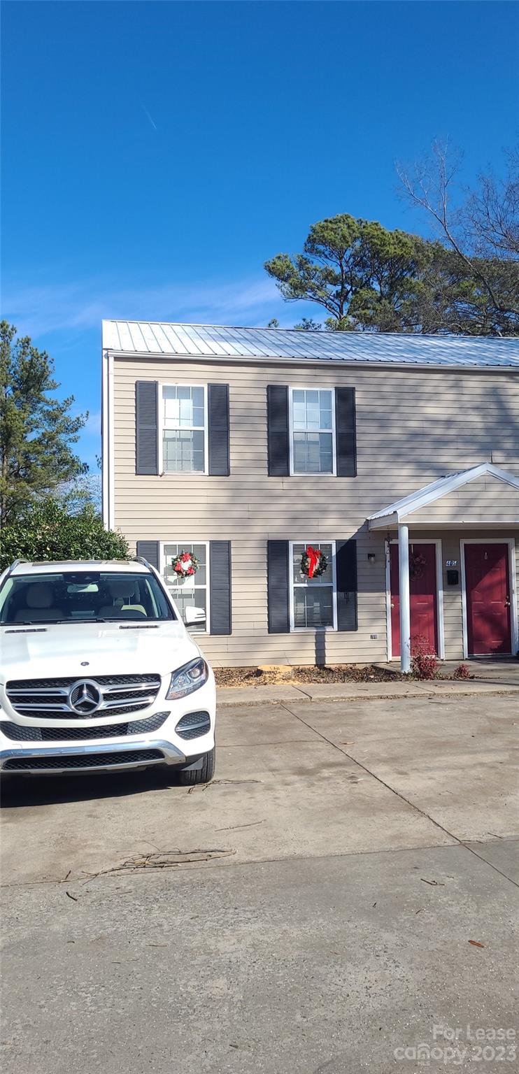 Two bedroom 1.5 bath duplex across from Harold C Johnson Elementary School in the popular town of York, SC! Minutes away from Food Lion, Walmart, Lowe's, & all of the restaurants and shopping in York! This duplex is conveniently located 45 minutes from Uptown Charlotte or the airport, 20 minutes to Rock Hill, and 30 minutes to Gastonia.

This duplex has a large living room and an eat in kitchen. Kitchen includes a refrigerator, stove, & dishwasher. Laundry hook ups are in a closet off the kitchen. (Tenant to provide their own washer and dryer.) A half bath completes the downstairs. The two bedrooms and full bathrooms are upstairs. Additional pictures coming soon.

No pets. No smoking/vaping.

Listing agent is related to the property owner.

Tenants' total household income must be at least 3 times the monthly rent of $1300. 12 month lease. Security deposit of $1300 & first month's rent is due at lease signing.

Please do not disturb the current tenant. Available mid May 2023.