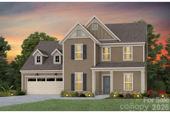 New Construction Home ready by February 2026 in our Kinsdale Community in Indian Land!  All included List Price includes any current sales incentives as shown on our website, call for details.  Our popular Northridge Floor Plan offers beautifully curated selections and incredible structural features such as an inviting sunroom addition, covered lanai, Guest Suite with Private Bathroom on the main floor, and private Office for working at home. This open floor plan will not disappoint with the spacious Gathering Room and magnificent Gourmet Kitchen with gas appliances.  Upstairs features 4 bedrooms, including the Owner's Bedroom and Bath with refreshing rainfall shower head and 2 secondary bathrooms.  All upgrades and options have been selected.  Visit us at our sales center, in the community, to learn more about this and other incredible homes in tranquil Kinsdale. HOA fees include High-Speed Internet/Cable and private trash collection. All Photos are representative only, not of this home.